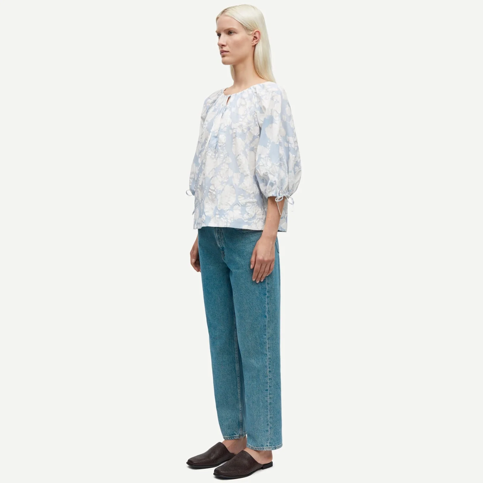 Samatera SS Blouse peony egret - Image 4