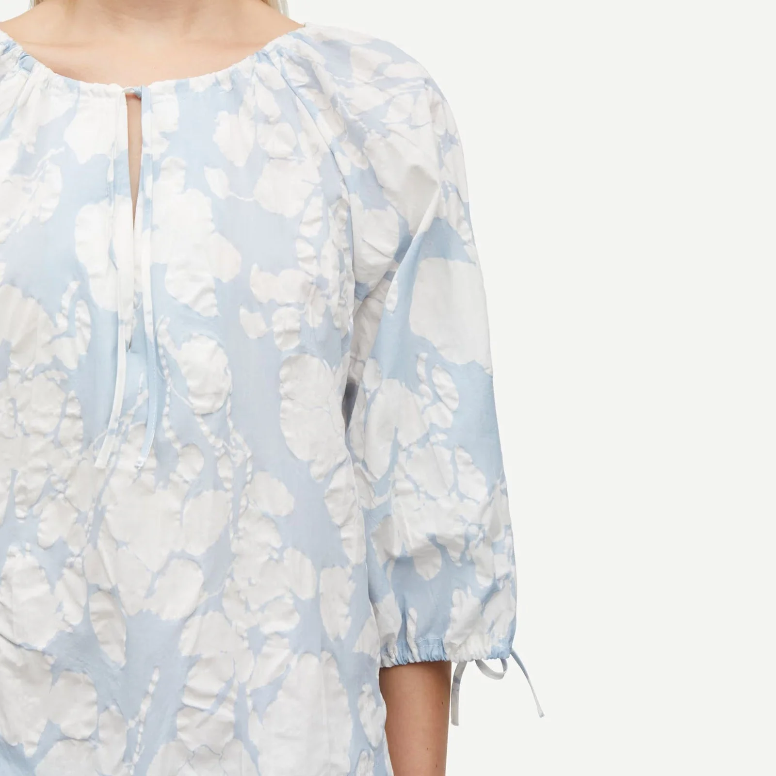 Samatera SS Blouse peony egret - Image 5