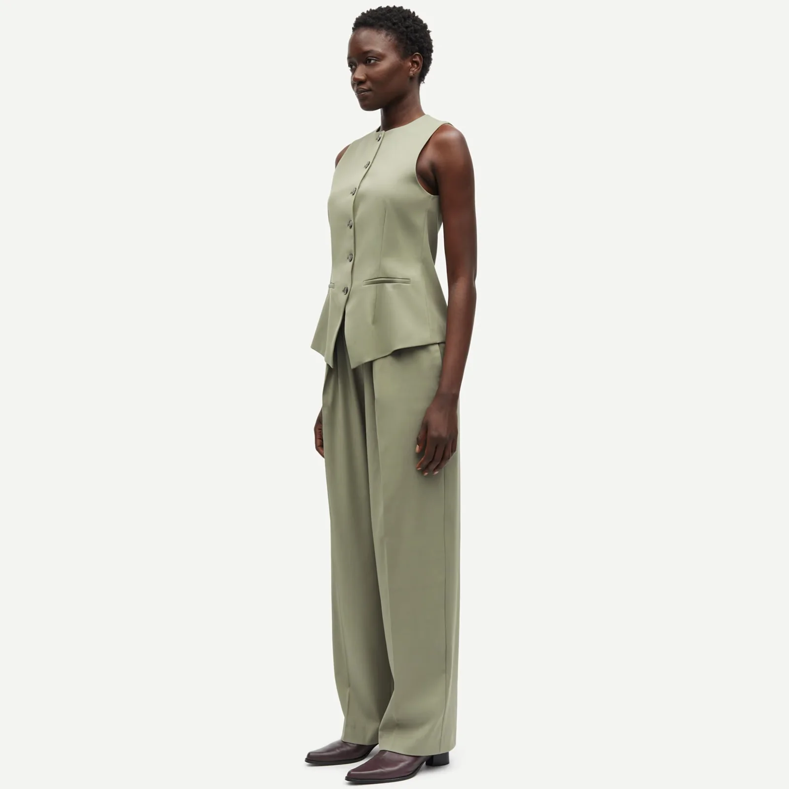 Saruma Vest 14635 vetiver - Image 4
