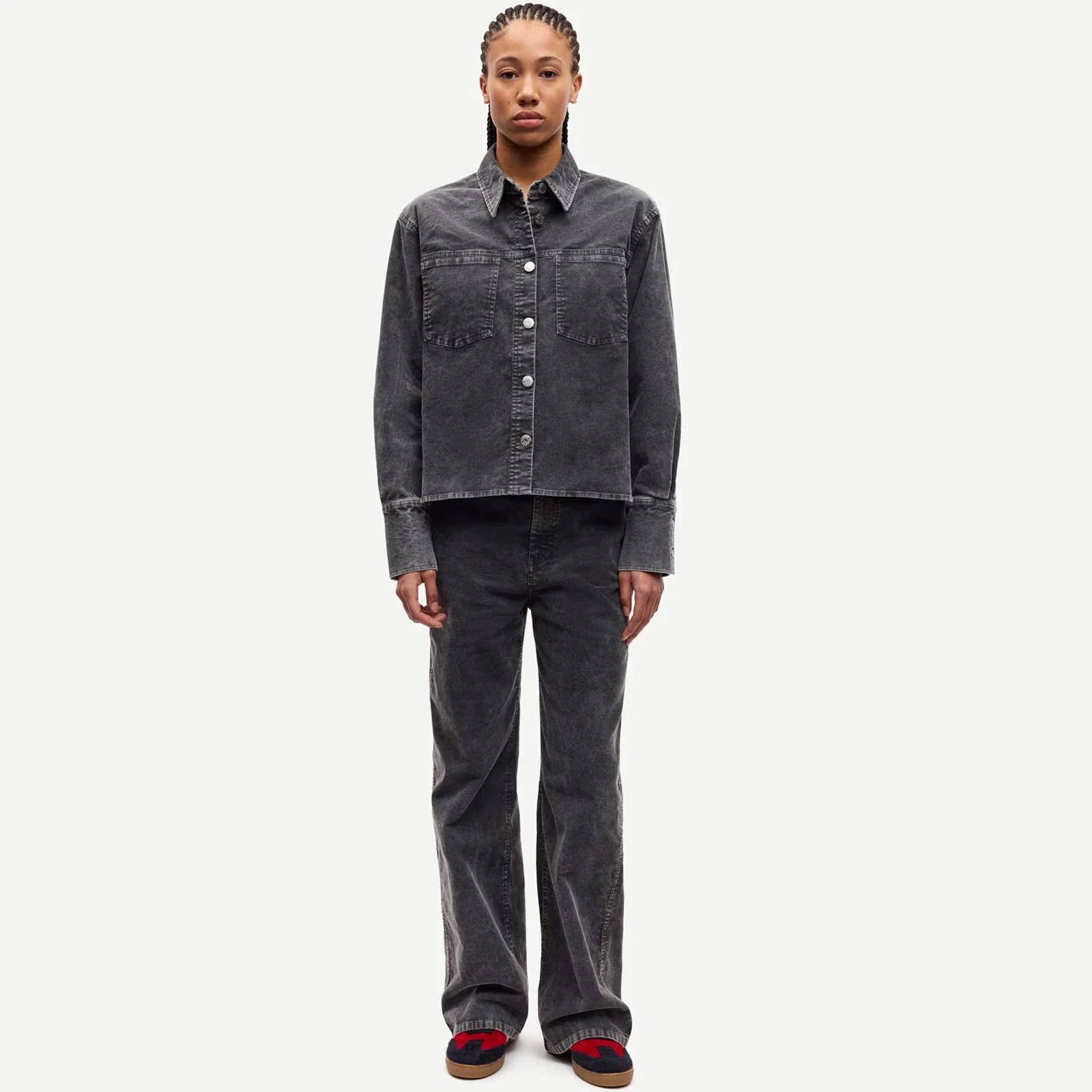 Sashelly Trousers 15792 asphalt