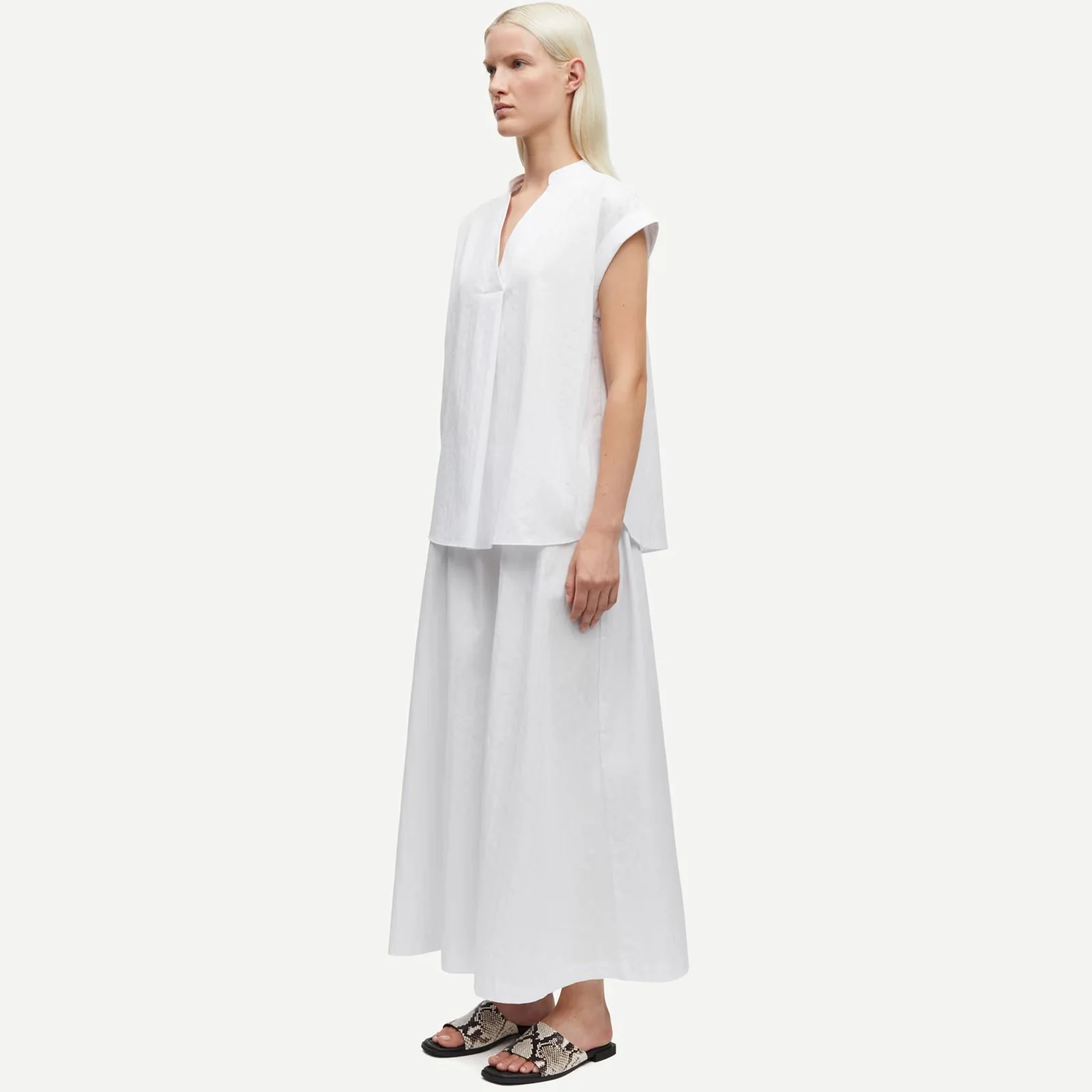 Satina SS Shirt 15646 white - Image 4
