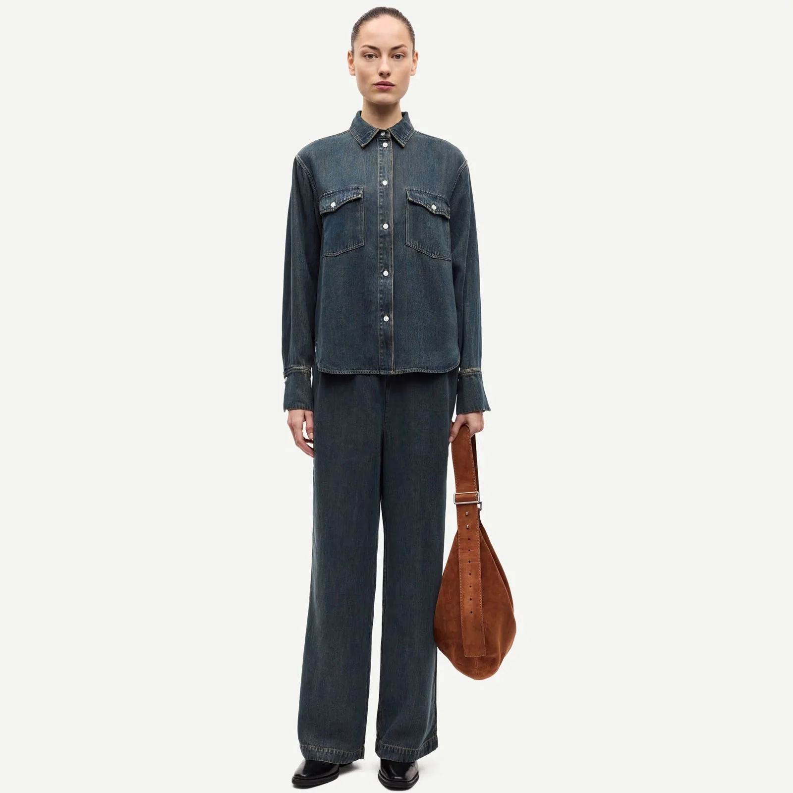 Satopiarya Trousers 15645 burnt oak