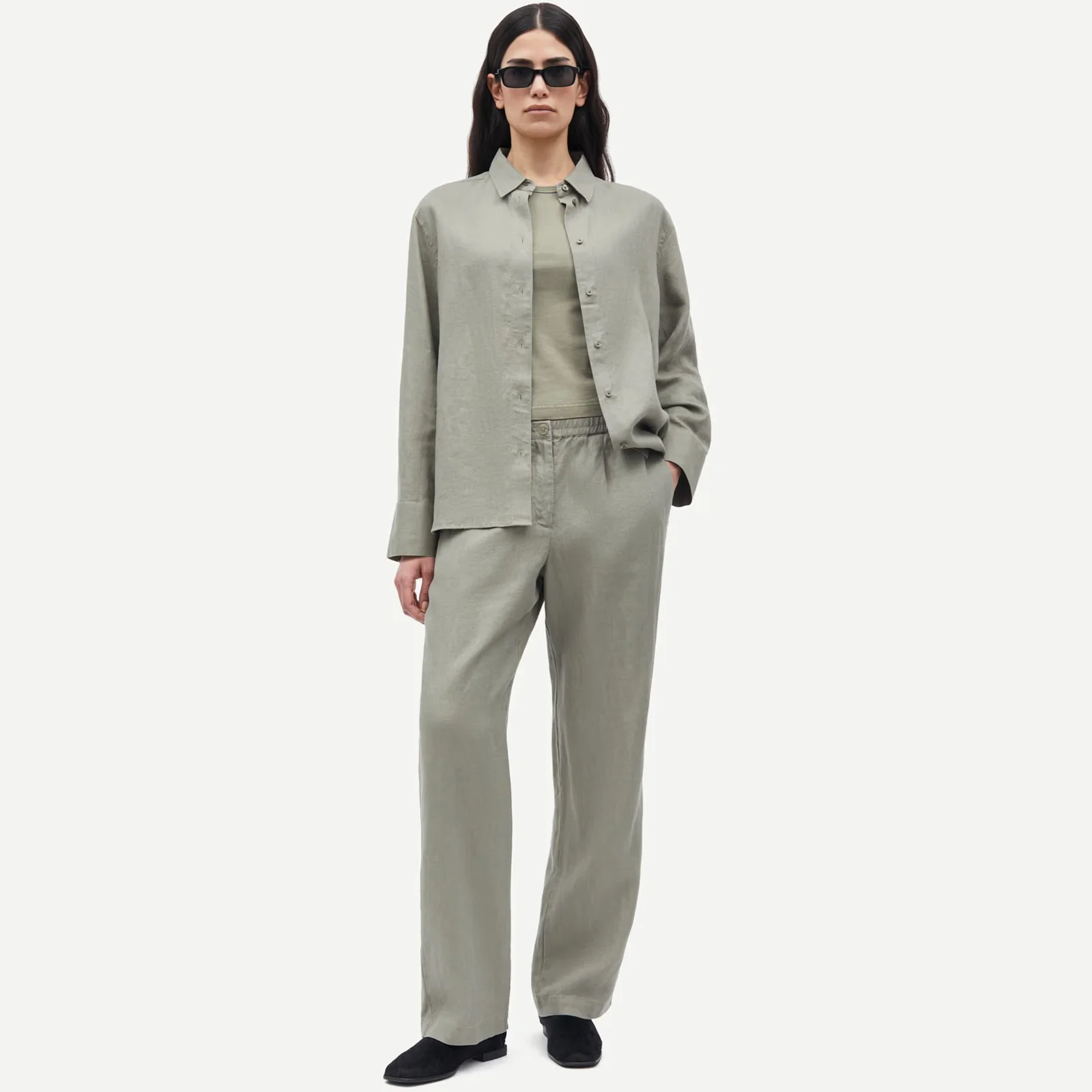 Satove Trousers 14329 vetiver