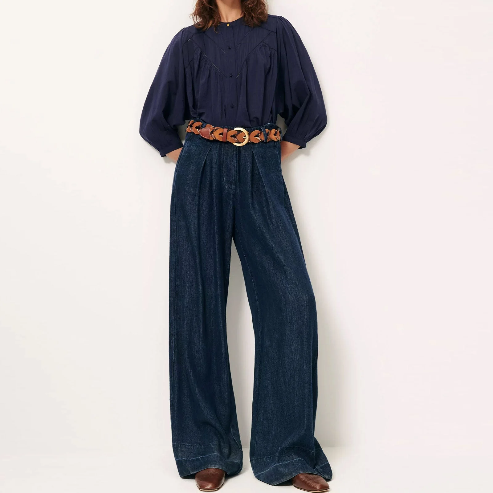 Savi Blouse indigo - Image 3