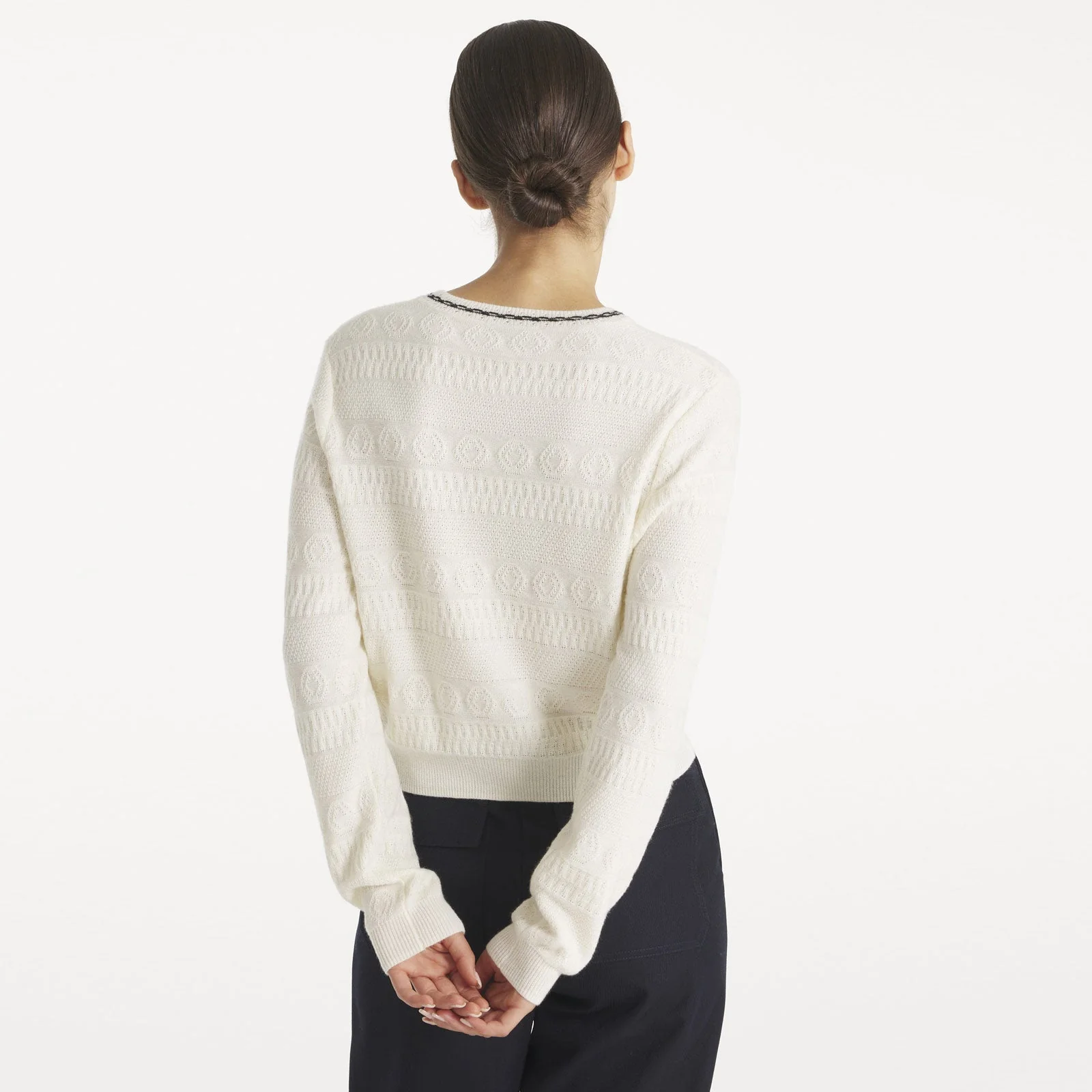 Sdill Knitted Jumper off white - Image 2
