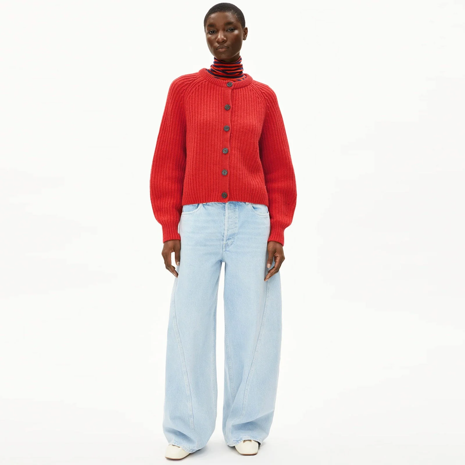 Selmaa Cardigan candy apple - Image 3