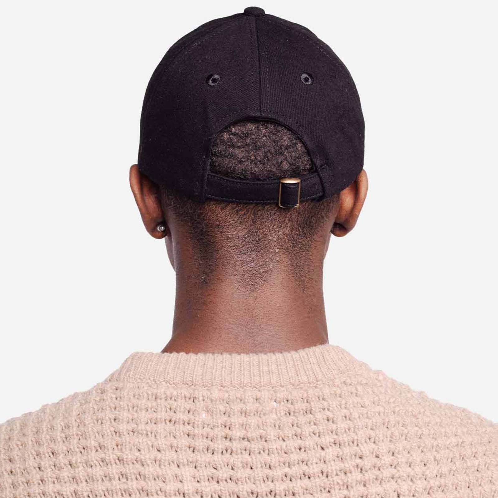 Six Pannel Good Karma Cap black denim - Image 5