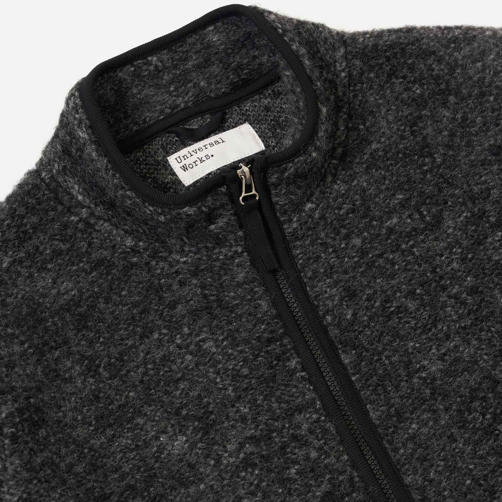 Six Wool Fleece Climbing Jacket black - Image 3