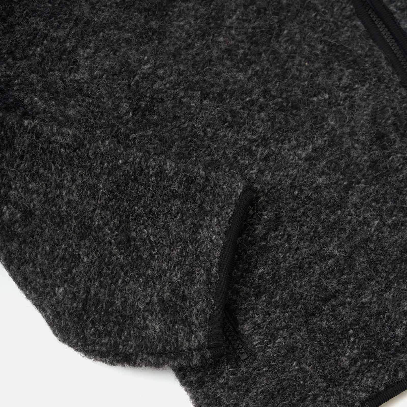 Six Wool Fleece Climbing Jacket black - Image 4