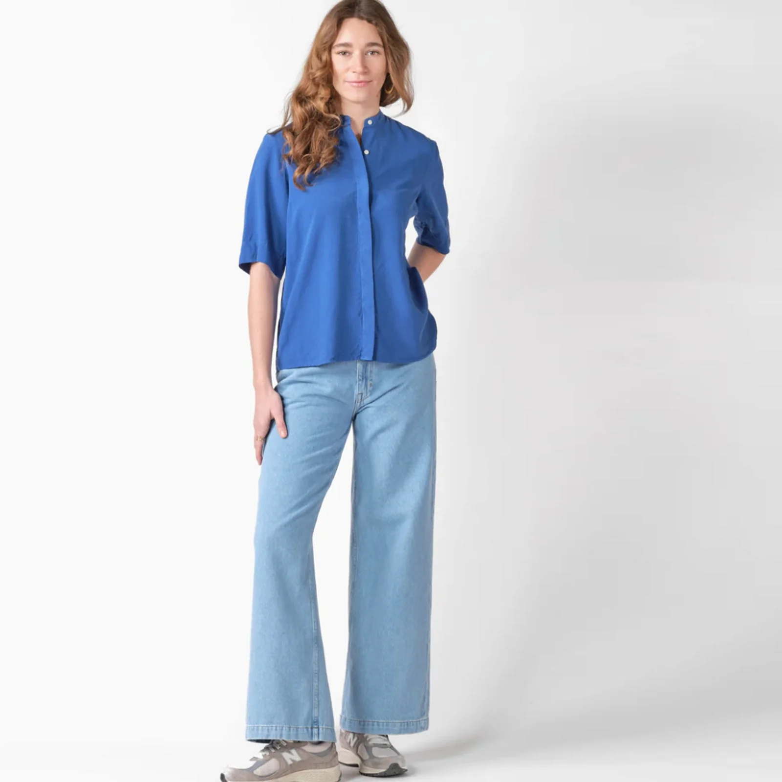 Solrun Shirt surf blue - Image 3