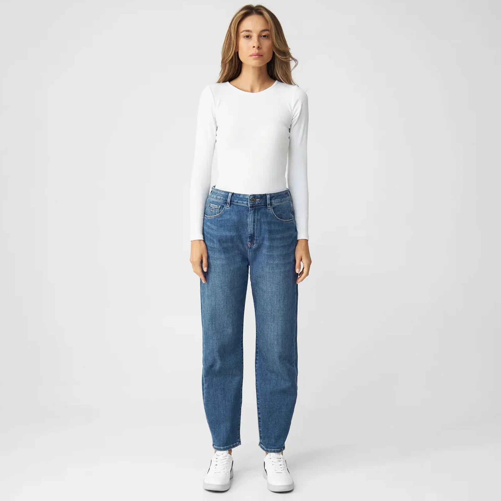 Stardust O-Shape Soft Jeans medium blue