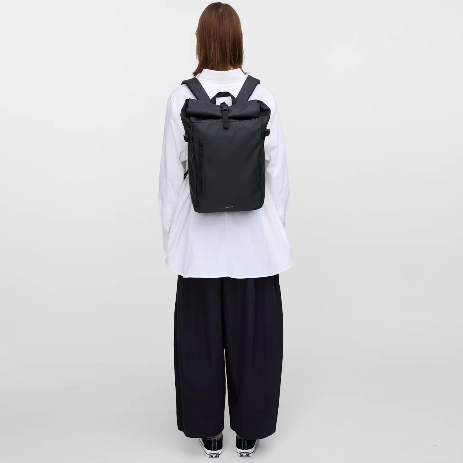 Stream Slim Rolltop Backpack M black - Image 3