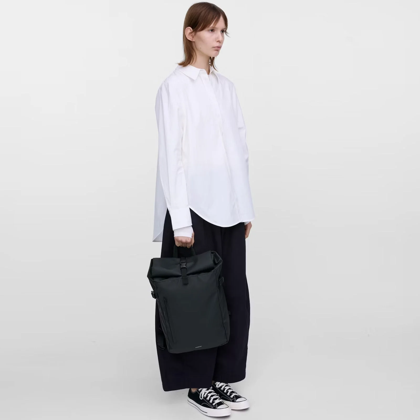 Stream Slim Rolltop Backpack M black - Image 6