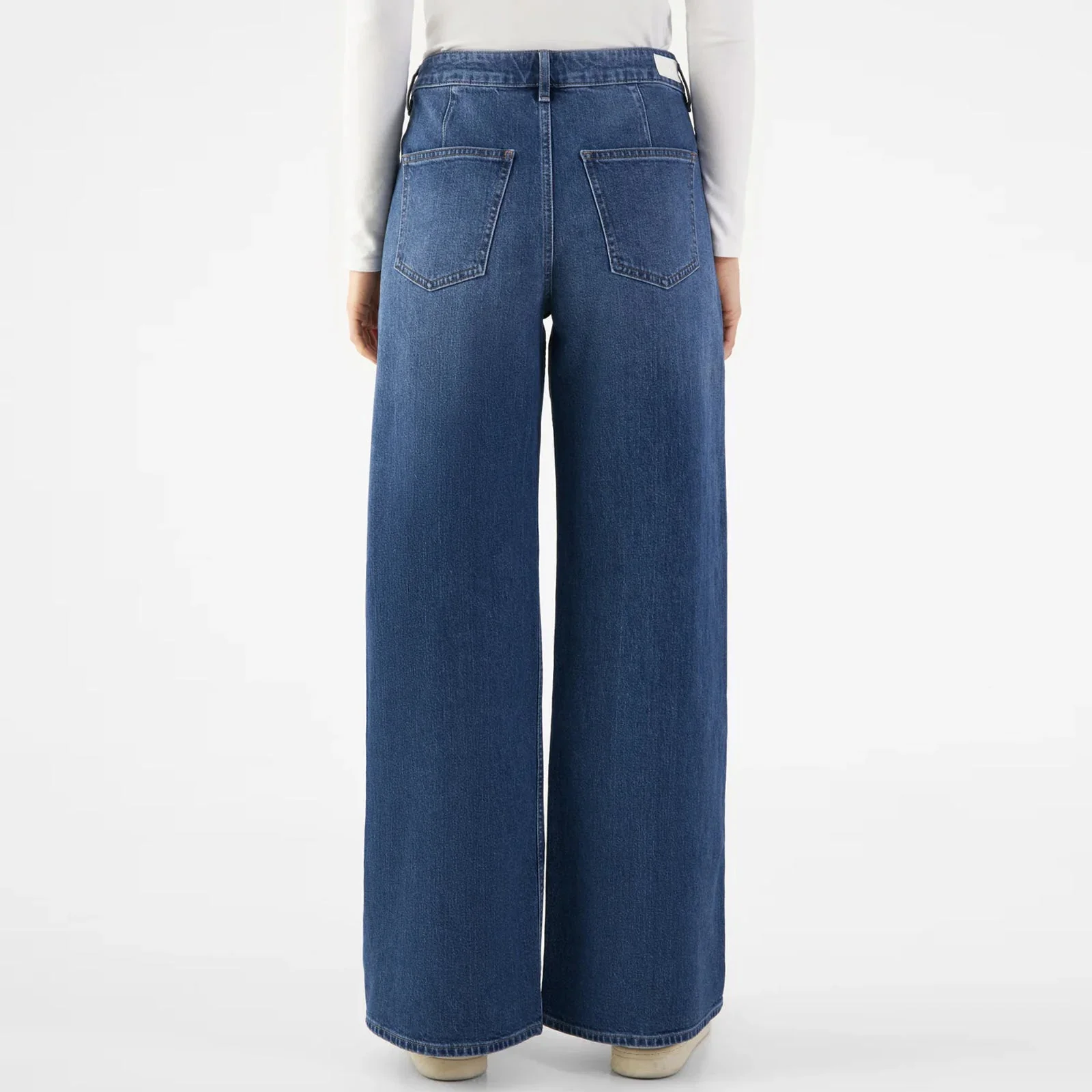 Sunny Worker Wide Leg Jeans medium blue - Image 2