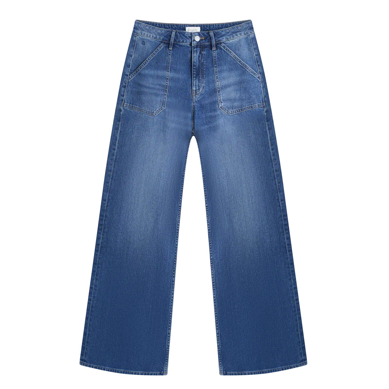Sunny Worker Wide Leg Jeans medium blue - Image 5