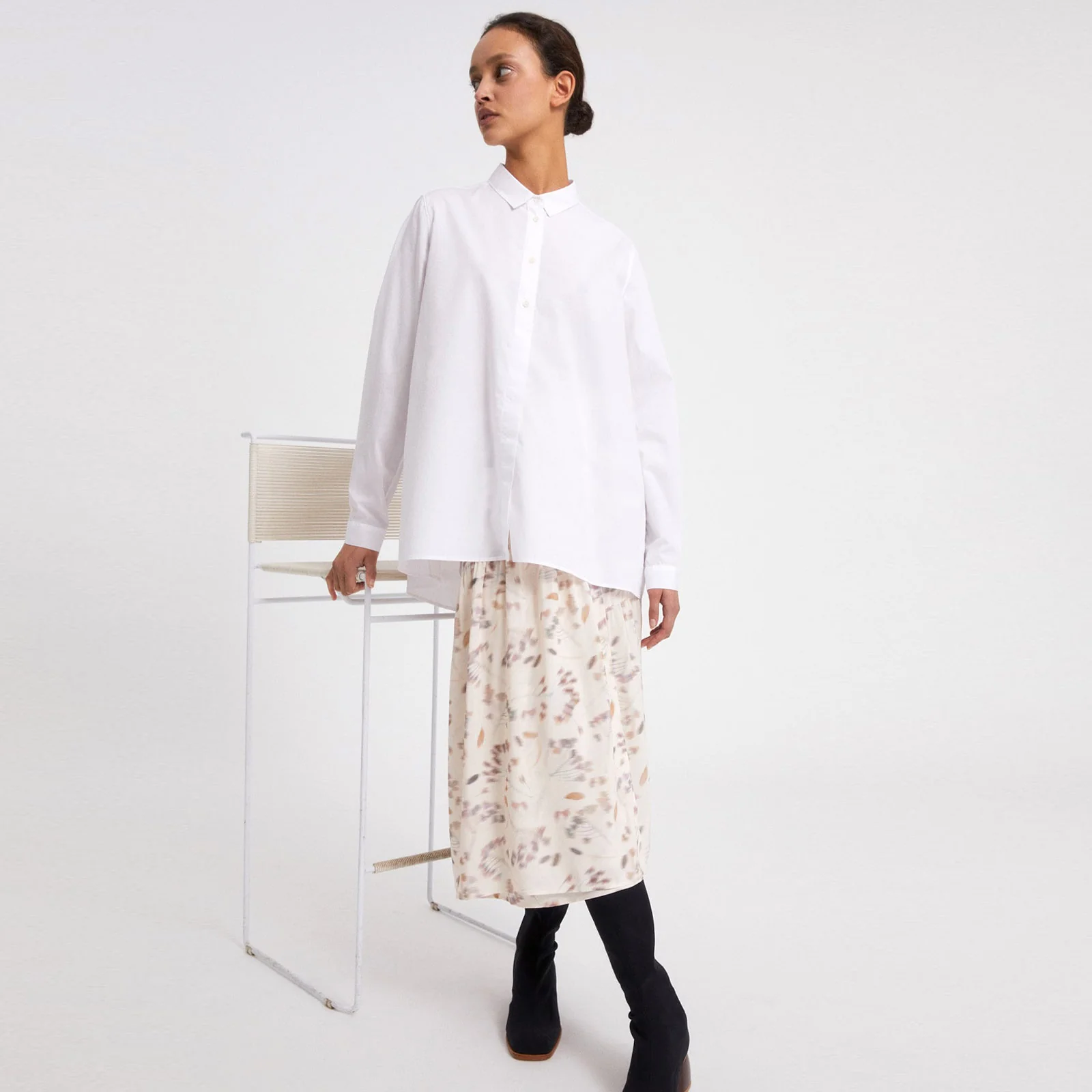 Svetlaa Pressed Flowers Skirt oatmilk - Image 4