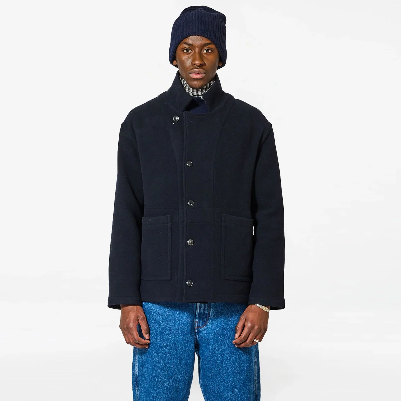 Swit Wool Jacket dark navy