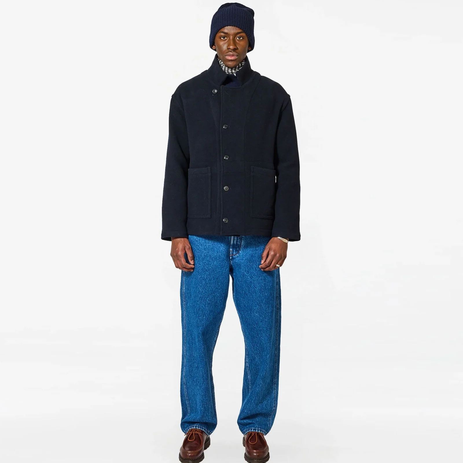 Swit Wool Jacket dark navy - Image 3