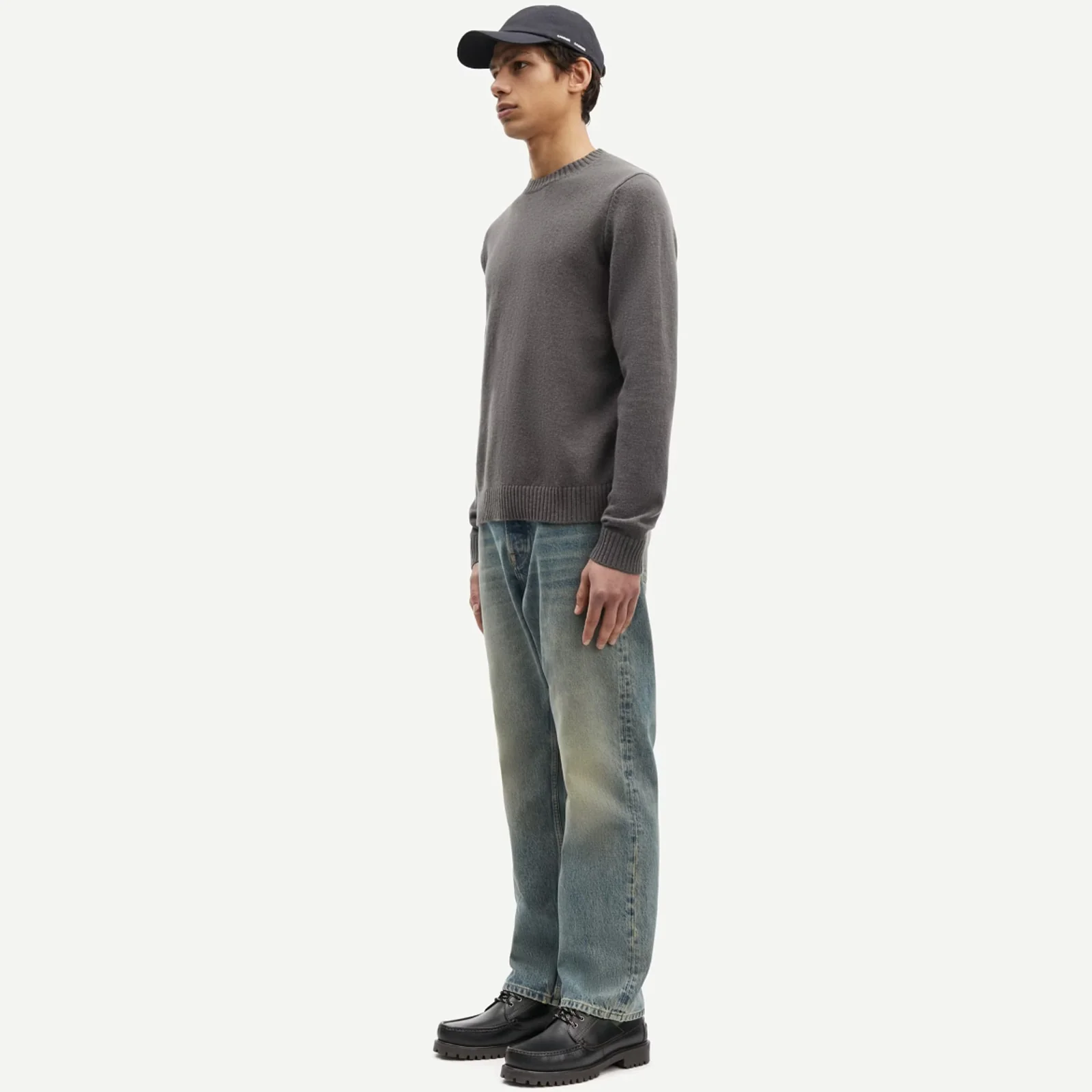 Sylli Crew Neck Jumper volcanic ash - Image 3