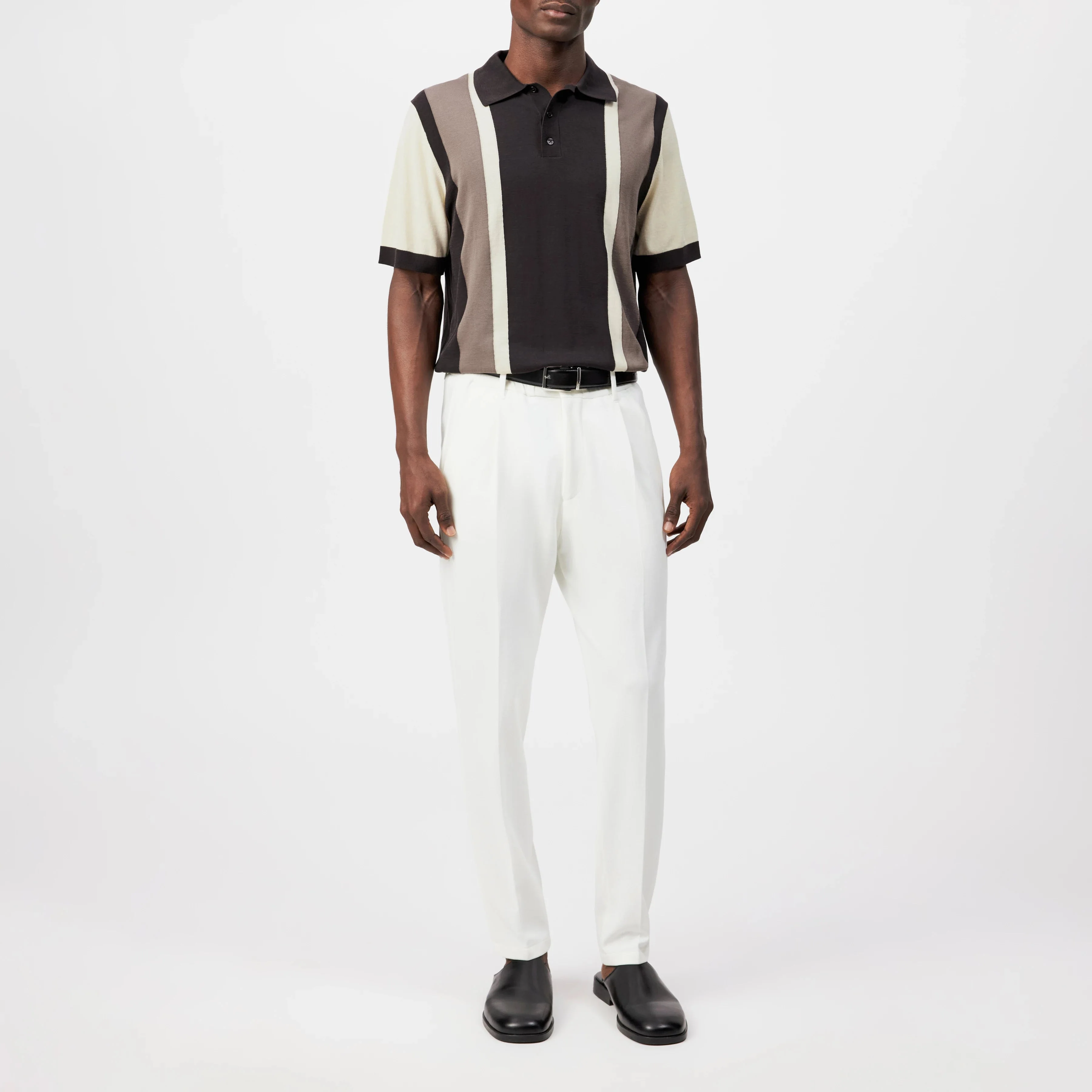 Tamian Polo Shirt 424059 dark chocolate - Image 2