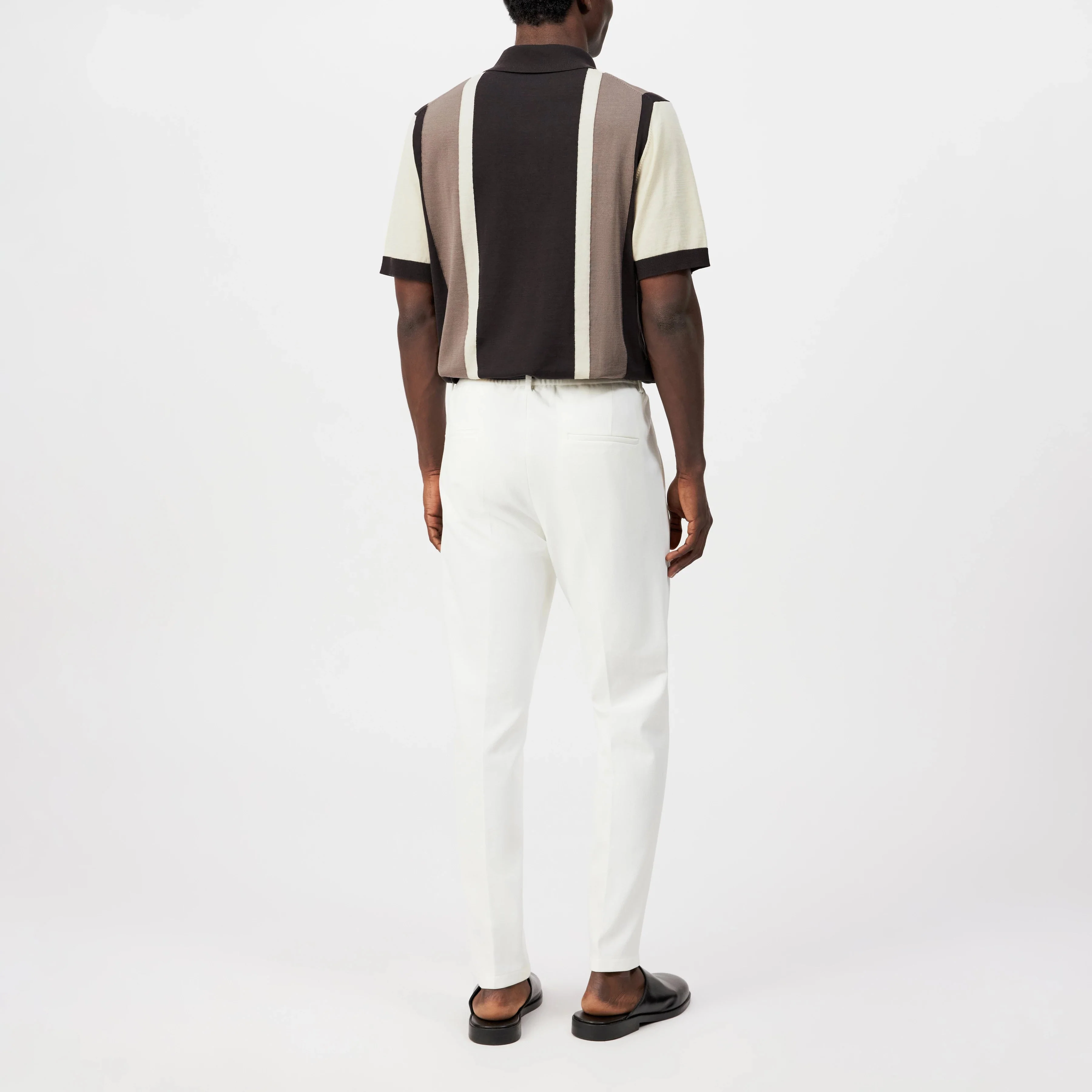 Tamian Polo Shirt 424059 dark chocolate - Image 3