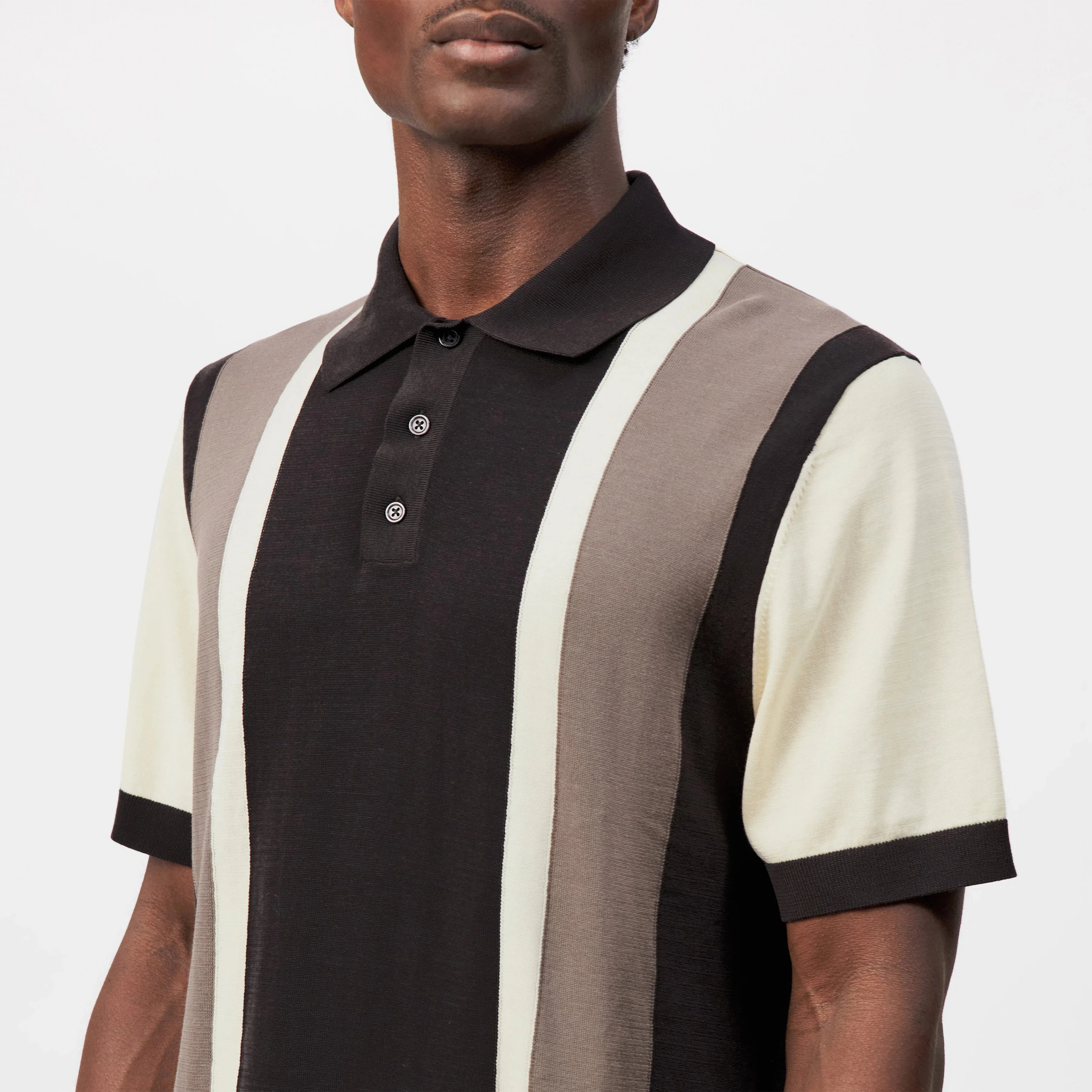 Tamian Polo Shirt 424059 dark chocolate - Image 4