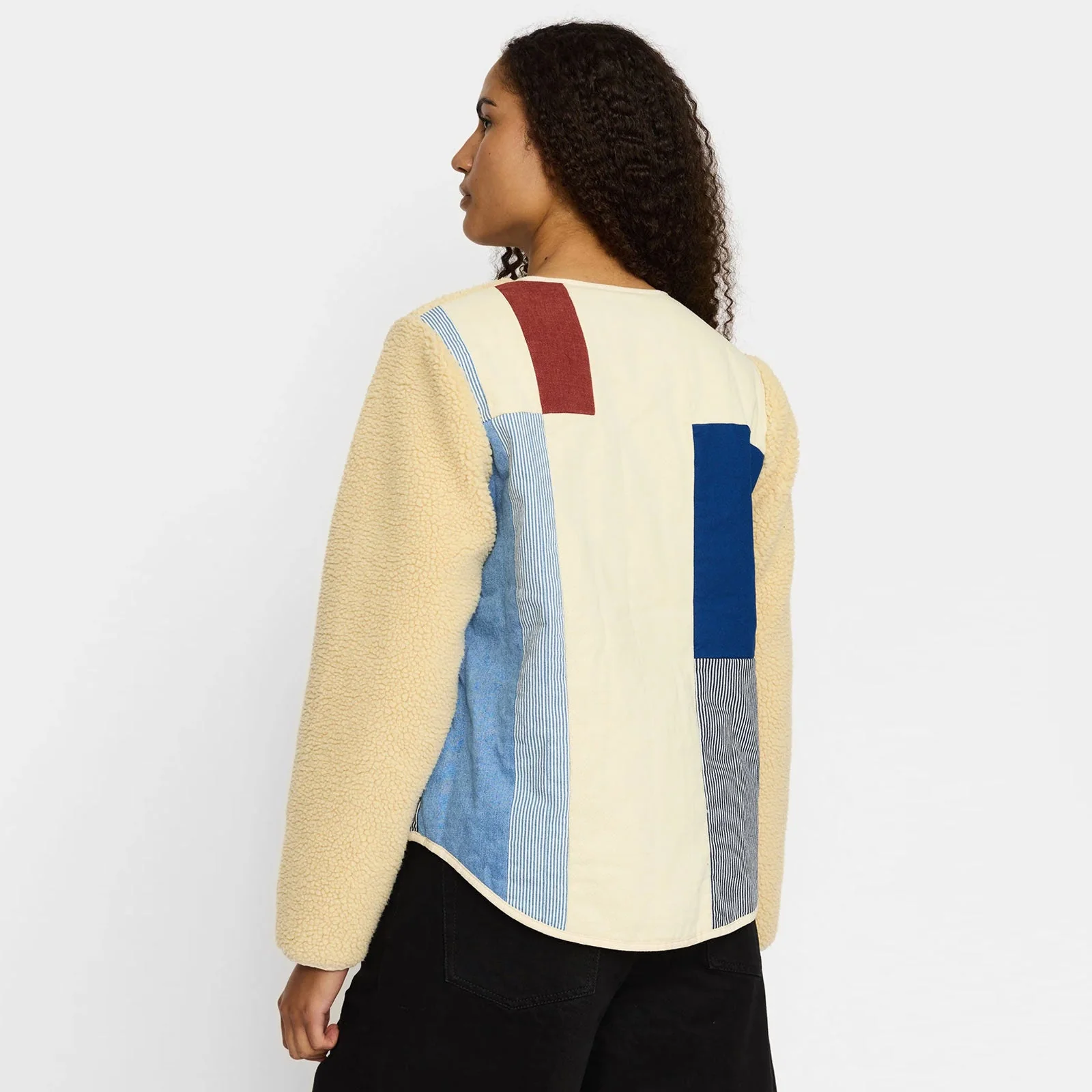 Teddy Block Jacket offwhite - Image 2