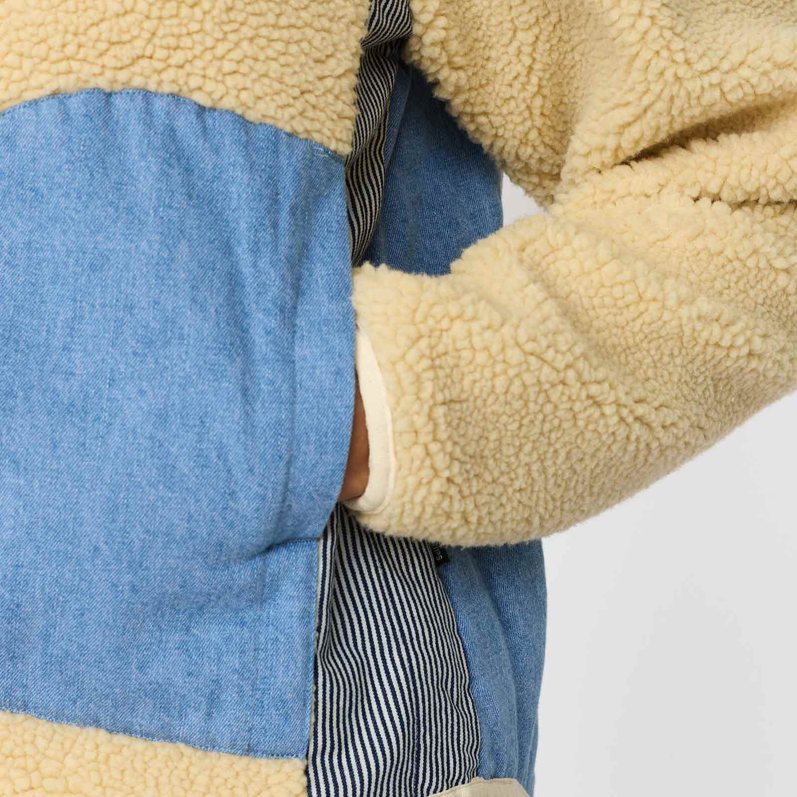 Teddy Block Jacket offwhite - Image 4