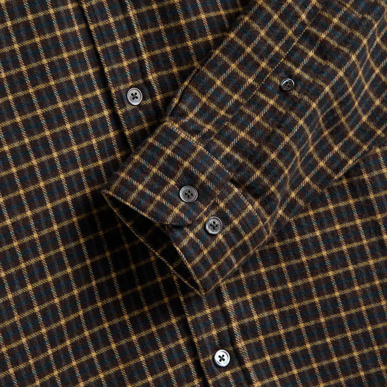 Terra Flannel Shirt brown/beige/blue - Image 3