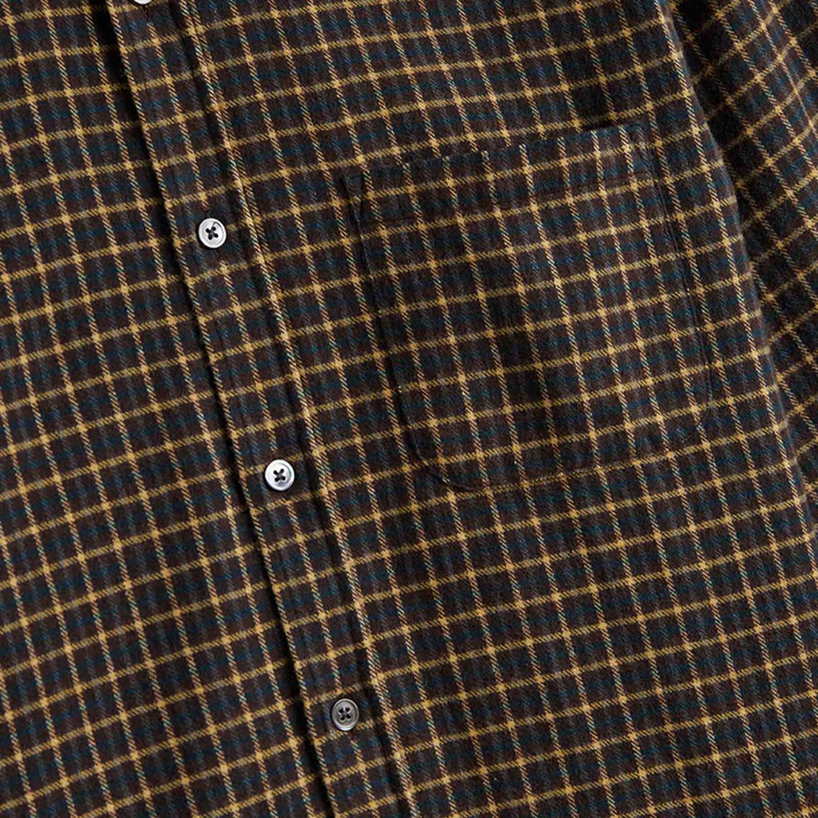 Terra Flannel Shirt brown/beige/blue - Image 4