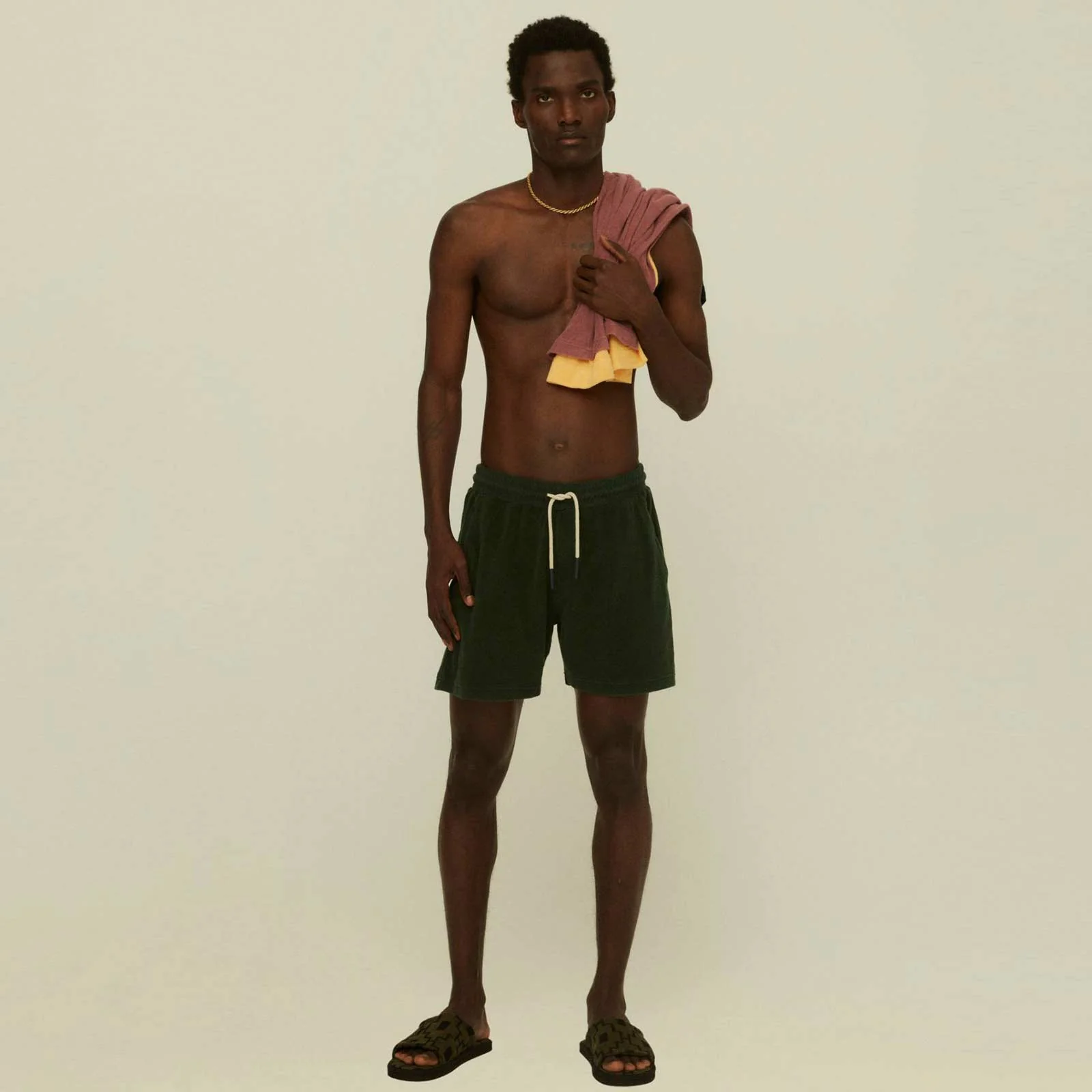 Terry Shorts green - Image 3