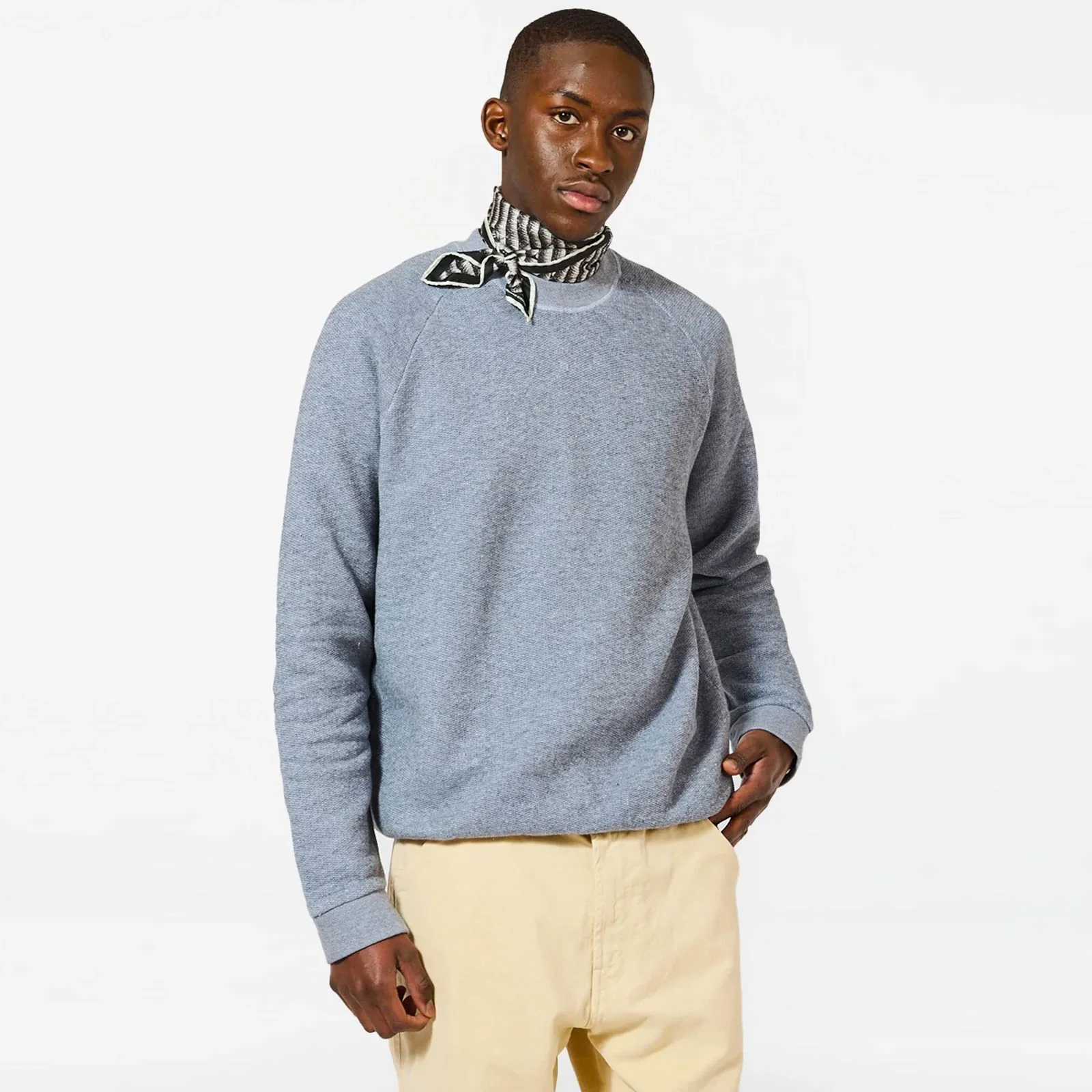 Terry Sweat Jumper cold blue