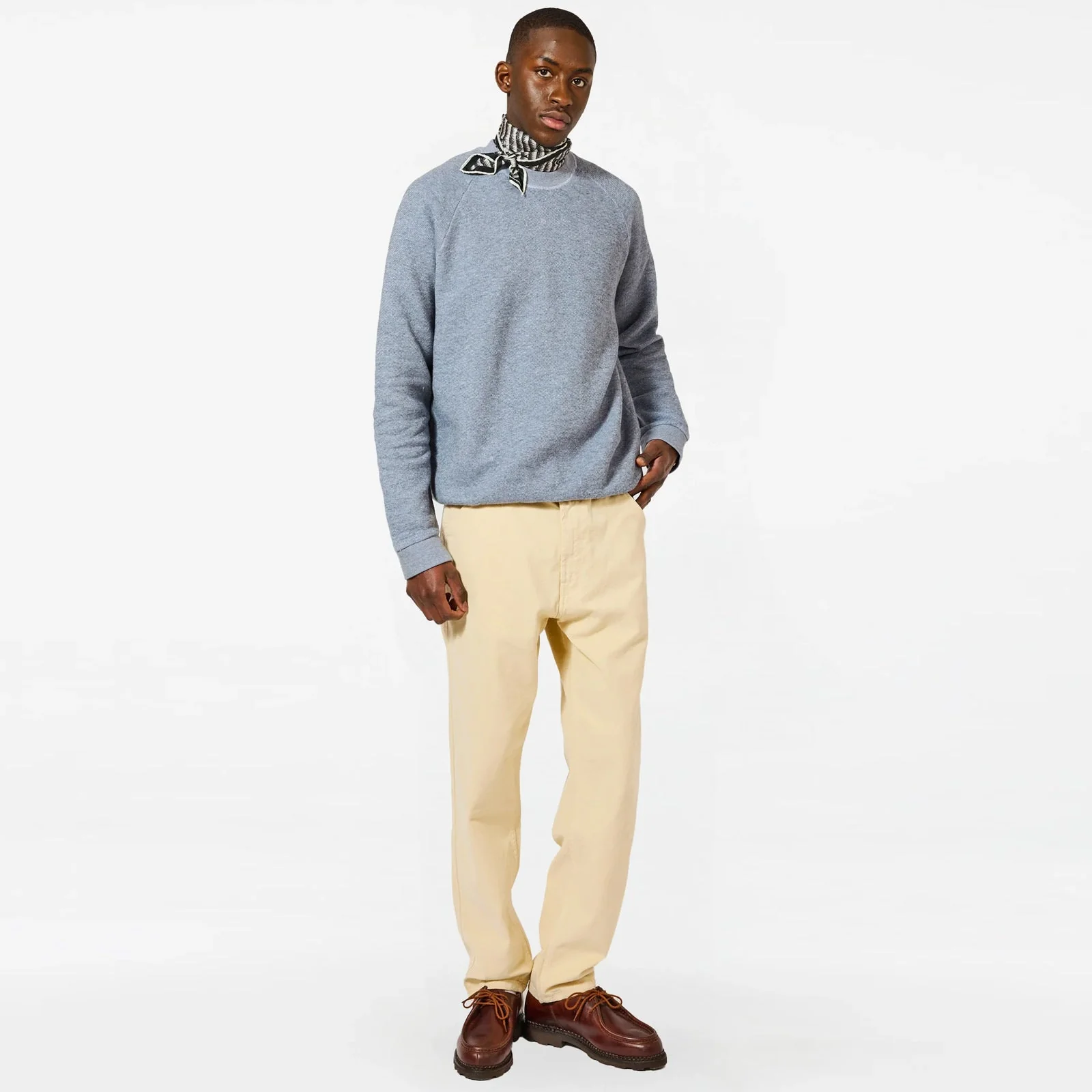 Terry Sweat Jumper cold blue - Image 3