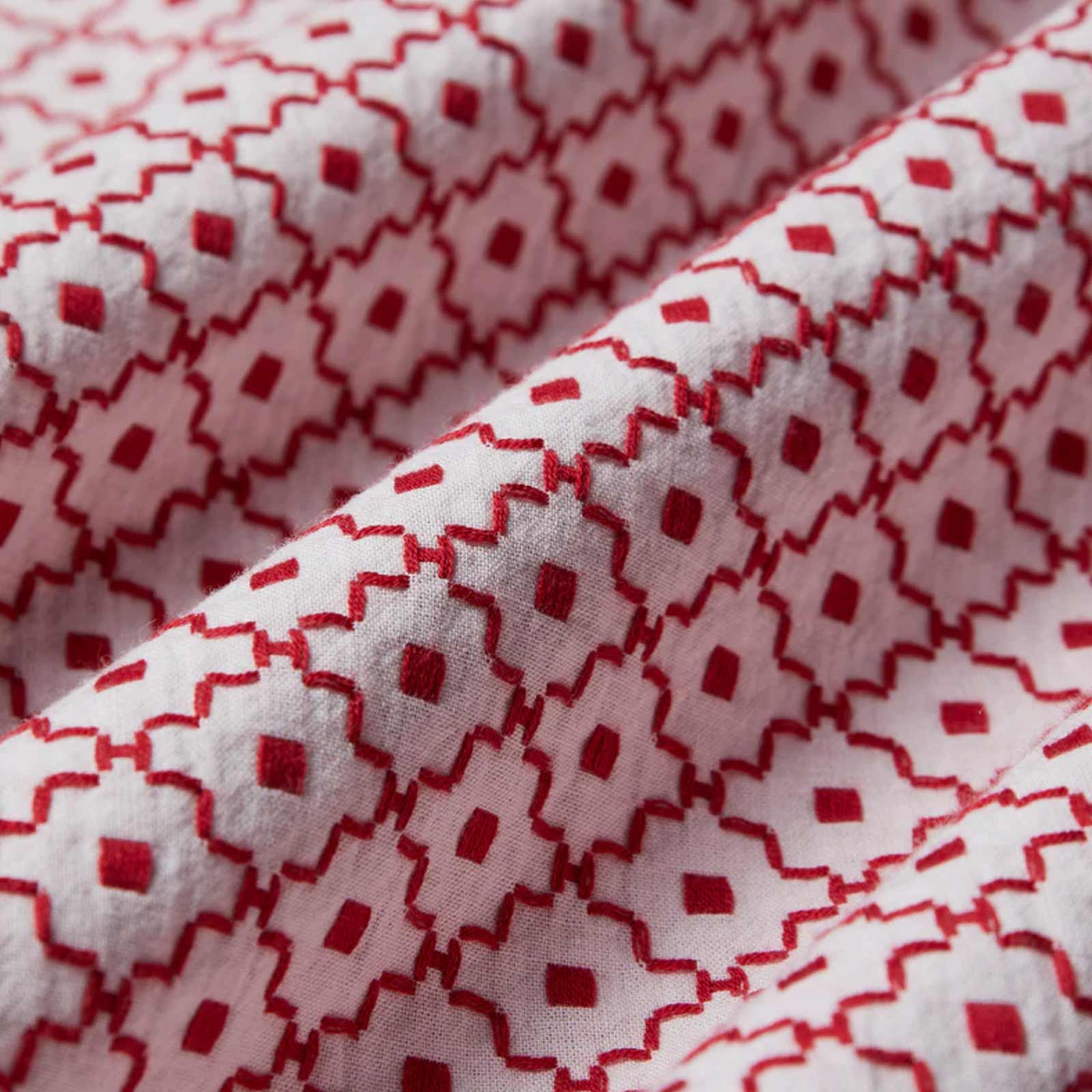 Tile S/S Shirt white/red - Image 3