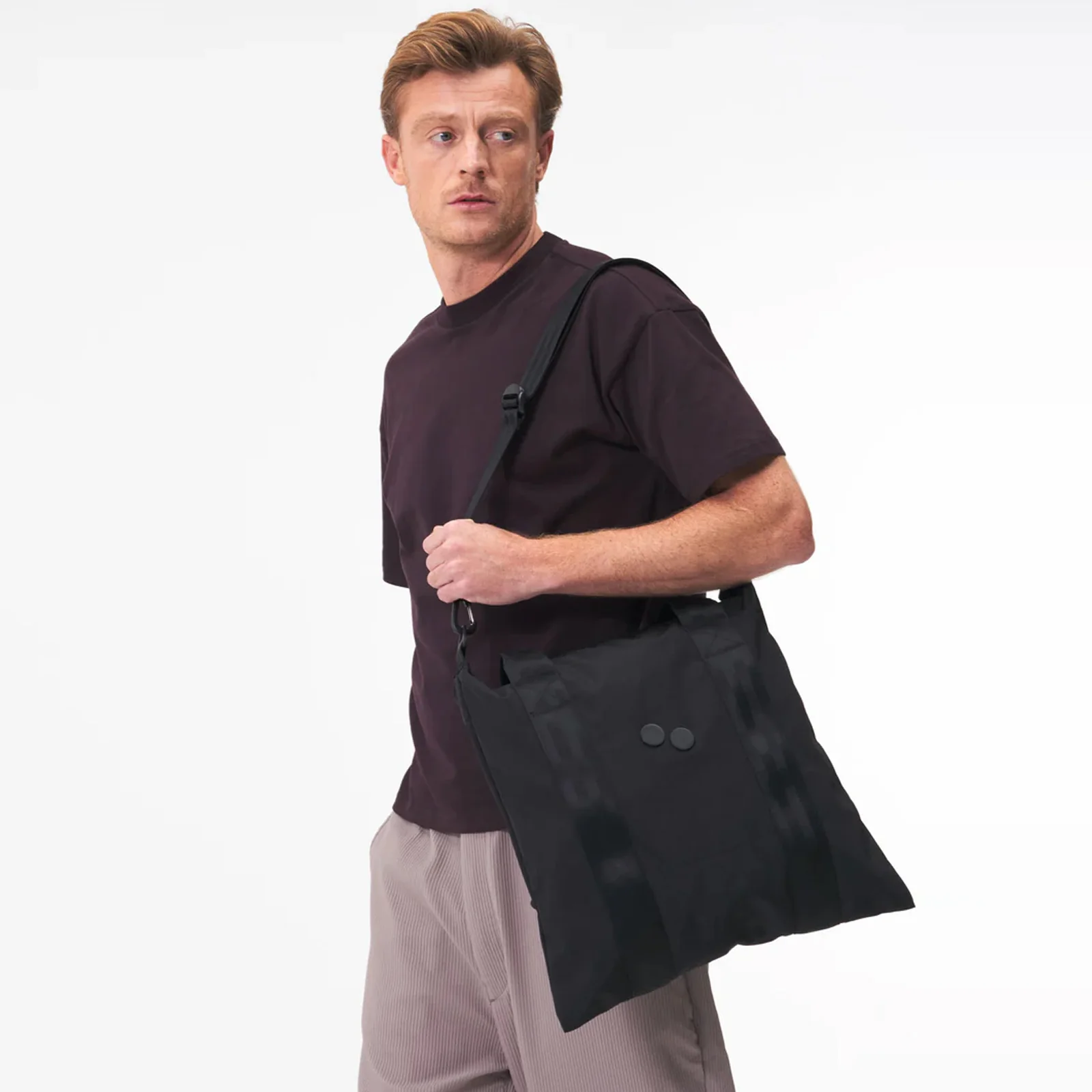 Tote Bag crinkle black - Image 4