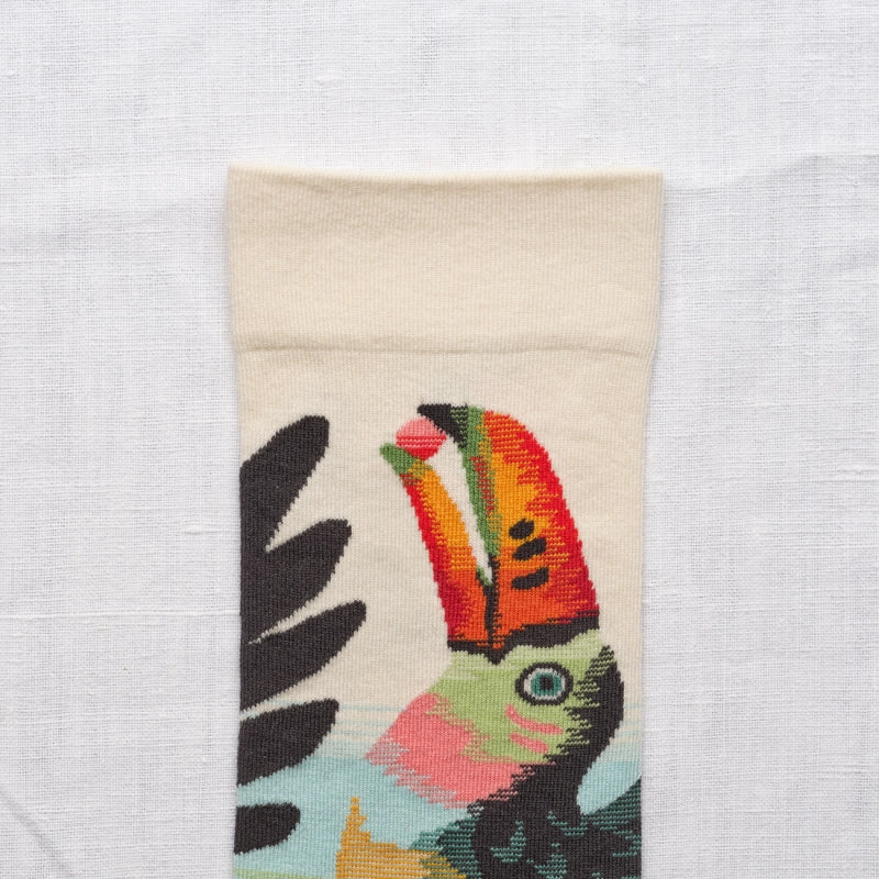 Toucan naturel Socks EV7-01 - Image 3