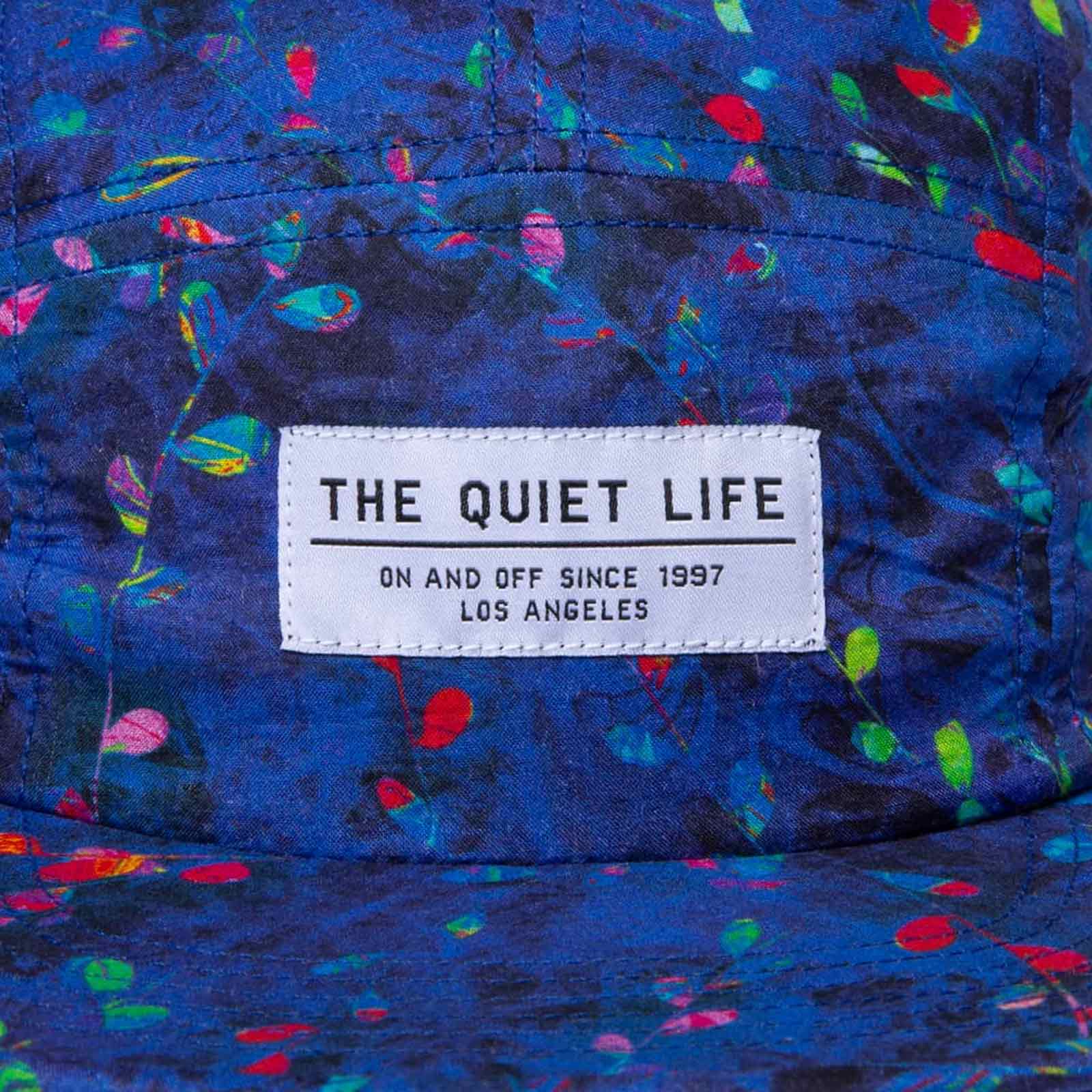 TQL Midnight Floral 5 Panel Camper Hat blue foral - Image 2