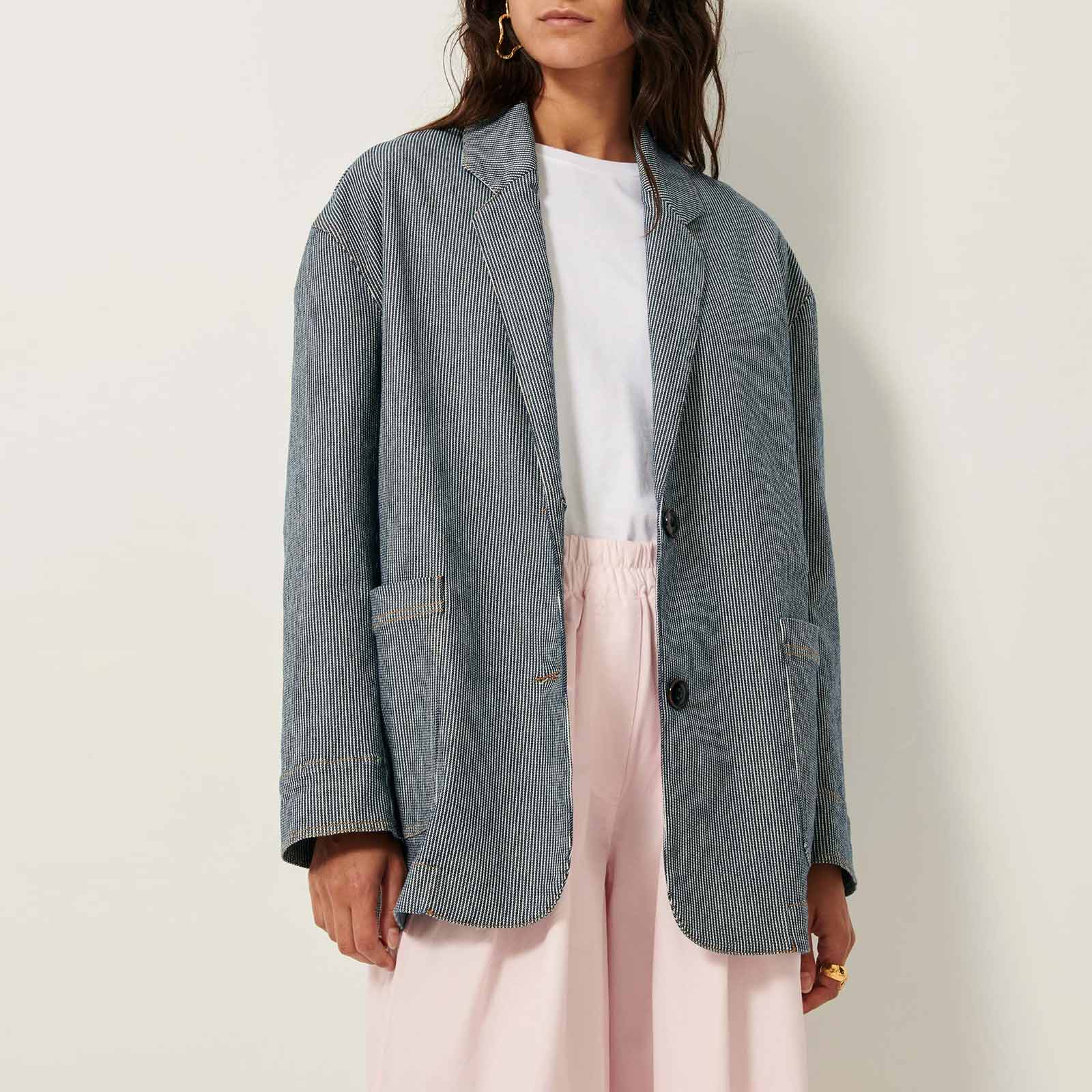 Trani Jacket coutil blue - Image 2
