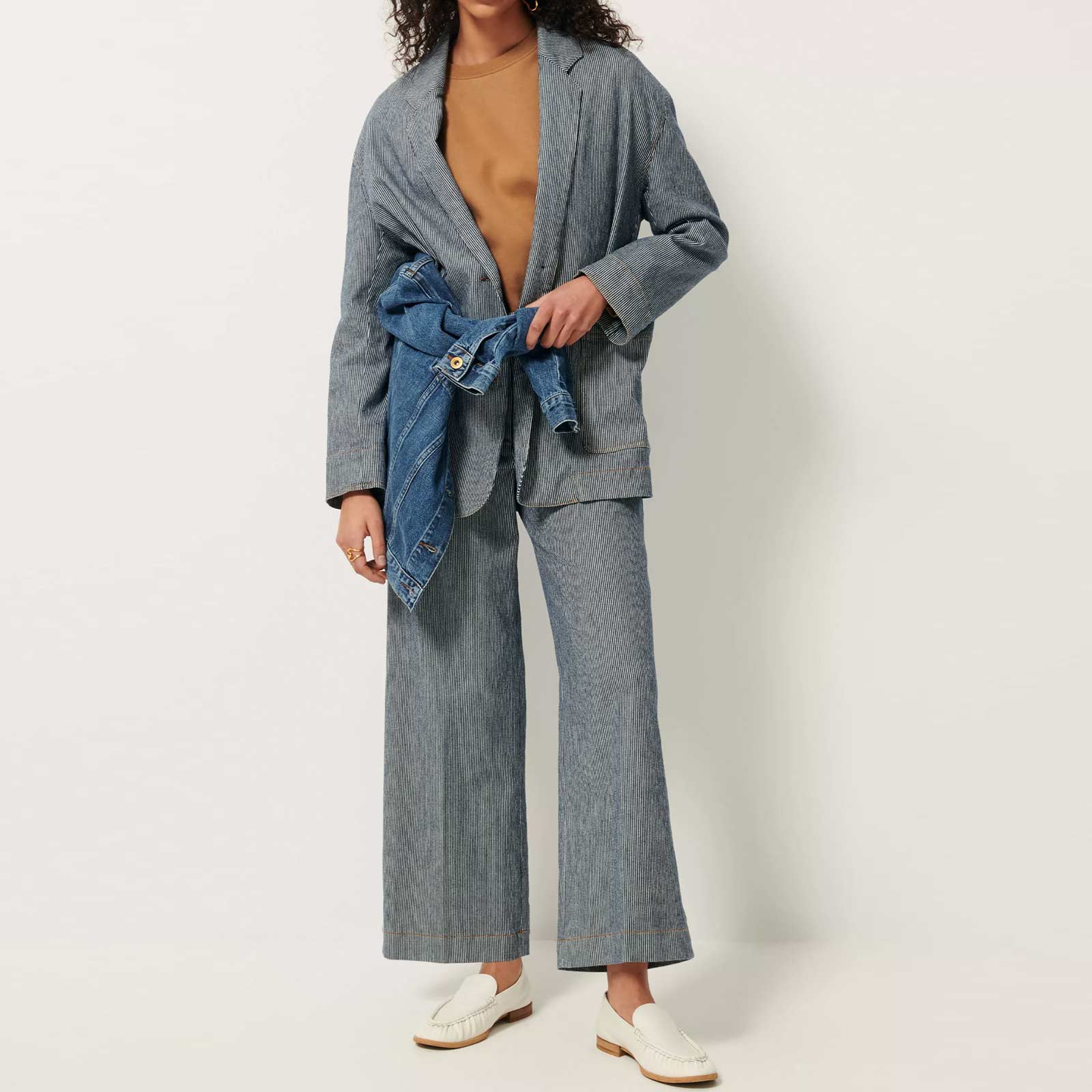 Trani Jacket coutil blue - Image 5