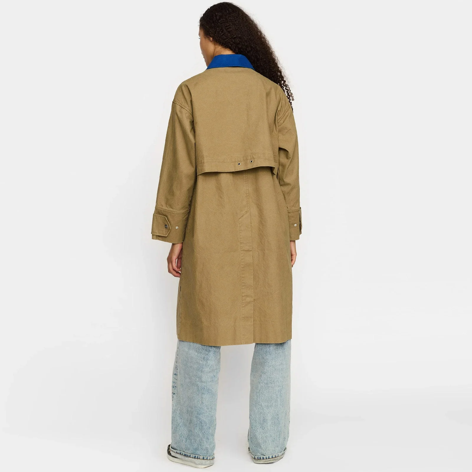 Trenchcoat Oversized khaki - Image 2