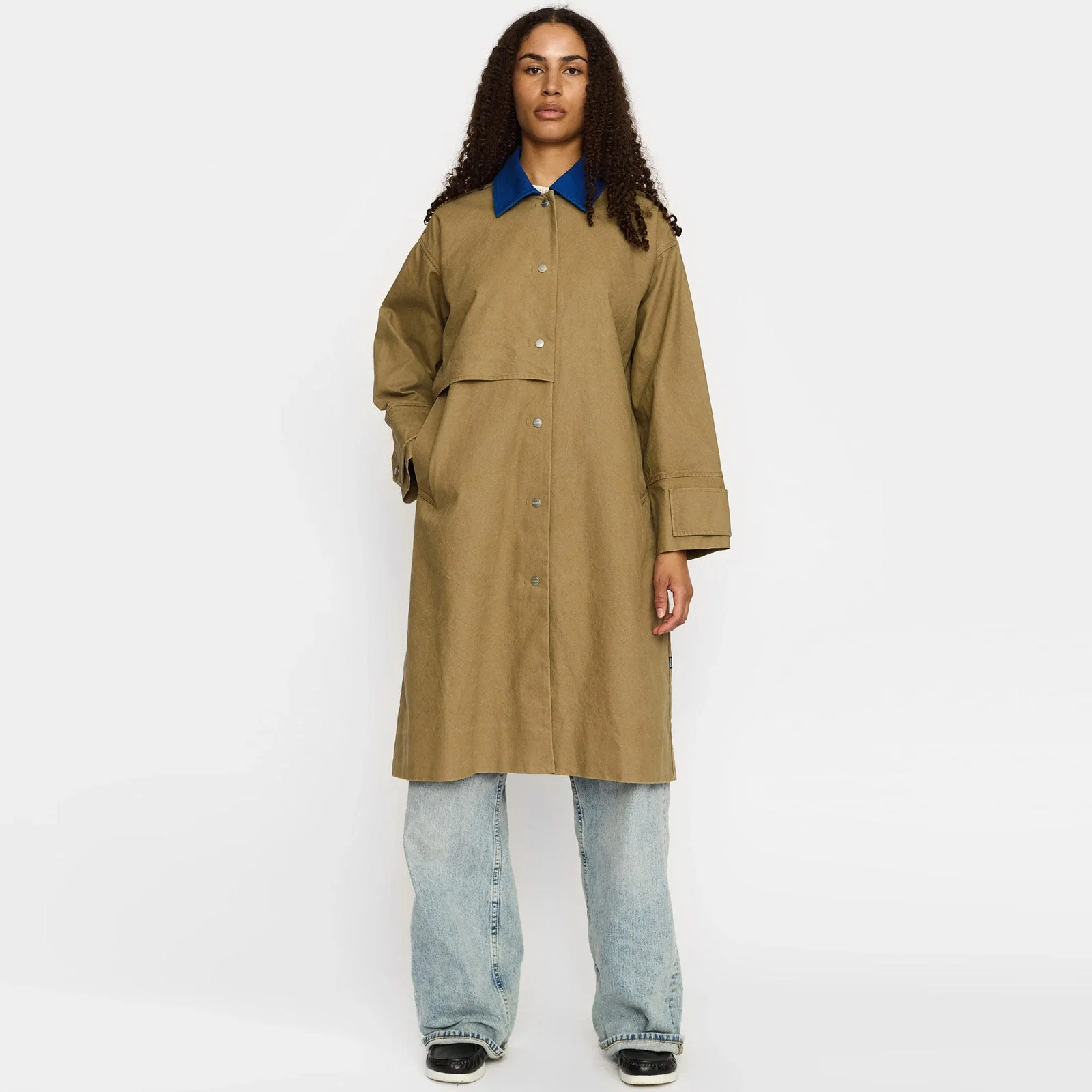 Trenchcoat Oversized khaki - Image 3
