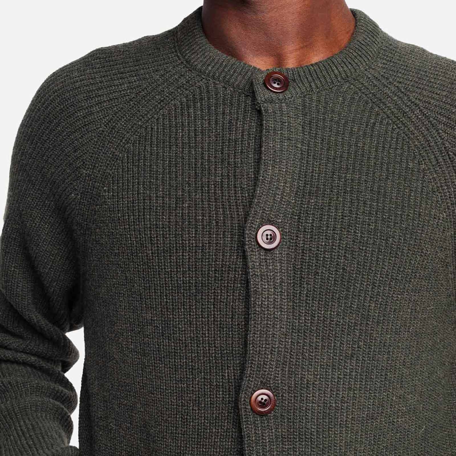 Tricot Cardigan forest green - Image 6