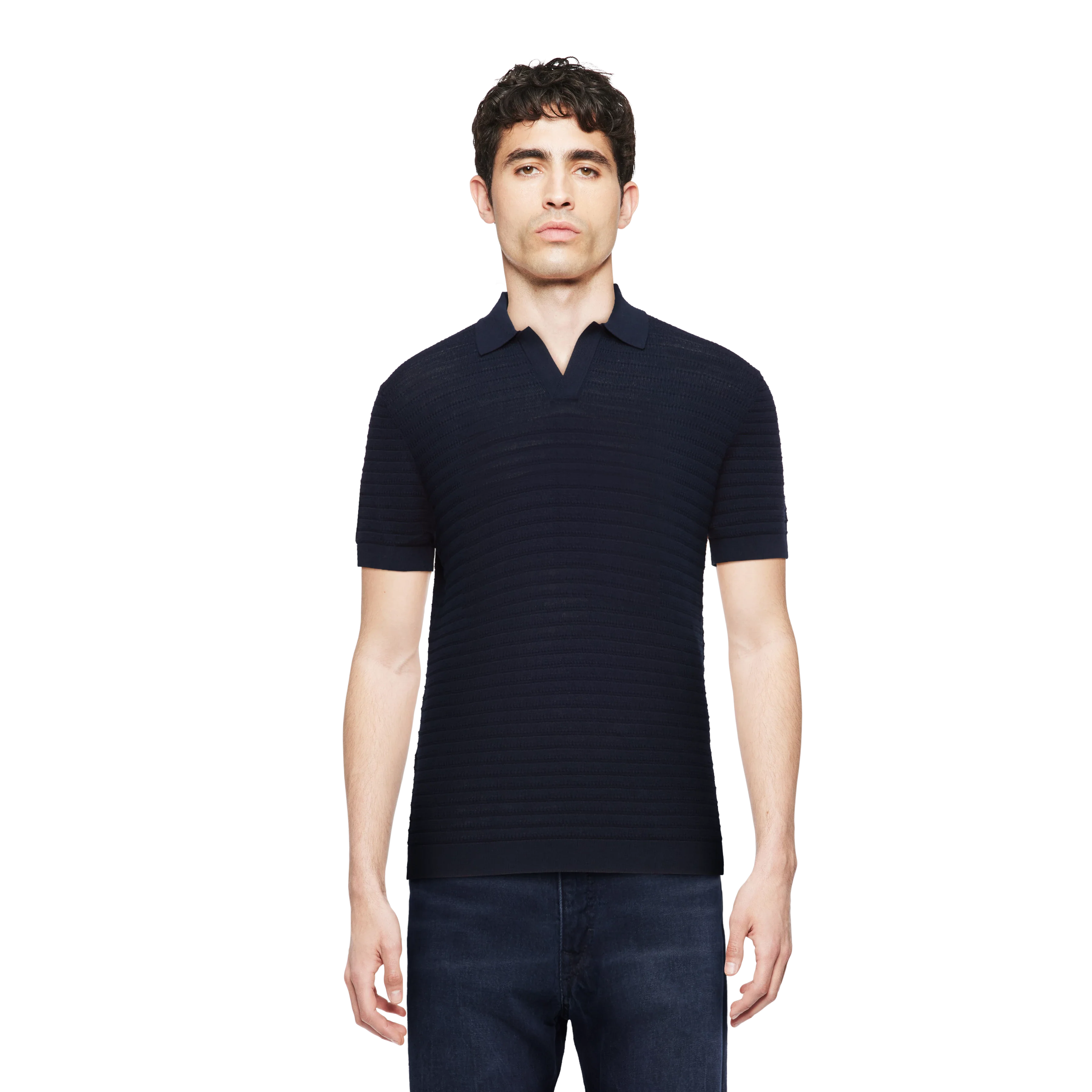 Triton S/S Polo 420197 dark navy