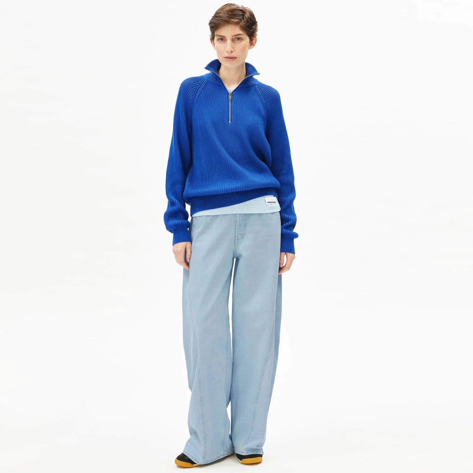 Troyer Vanisé Knit Sweater dynamo blue/light dynamo blue - Image 4
