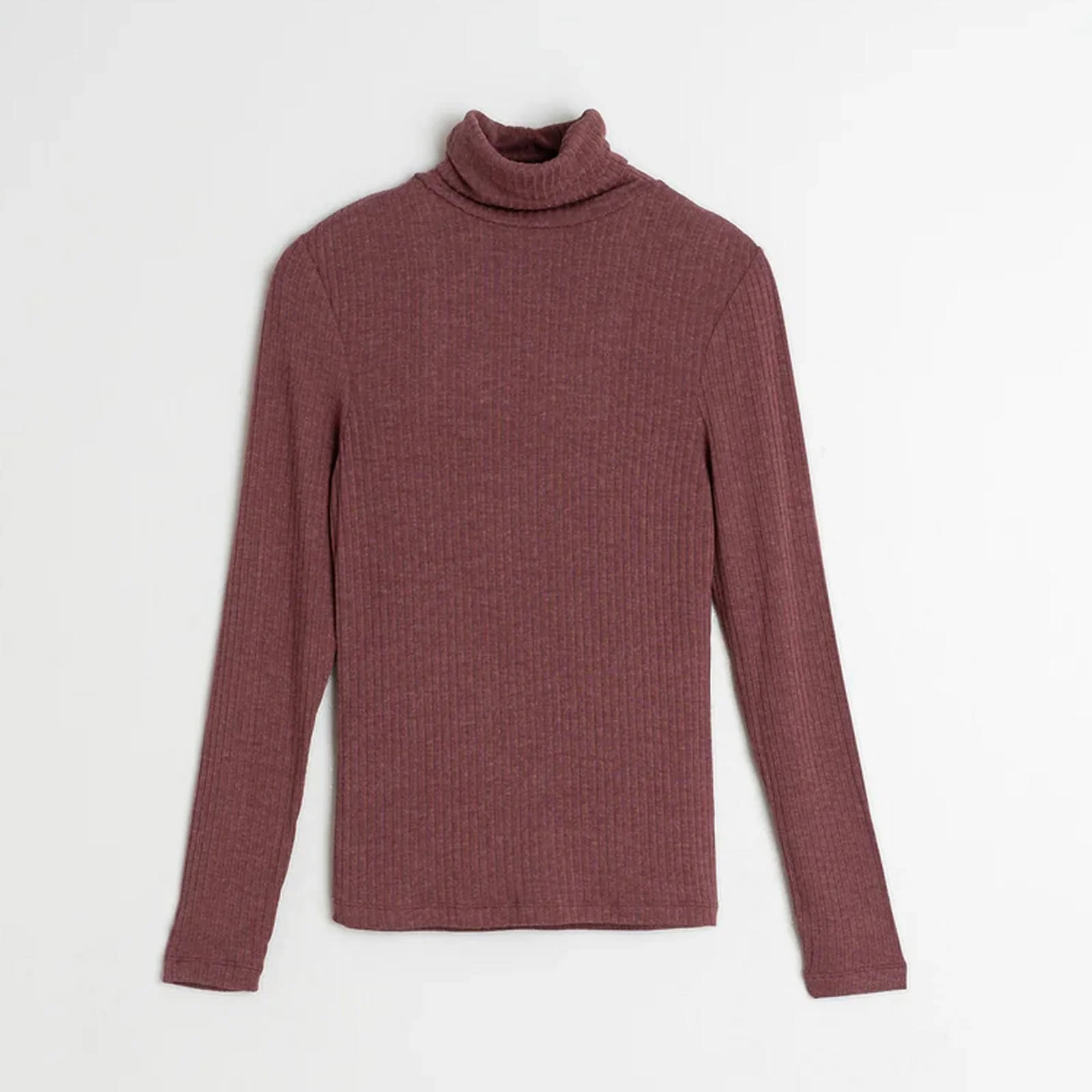 Turtle Neck Longsleeve berenjena - Image 3