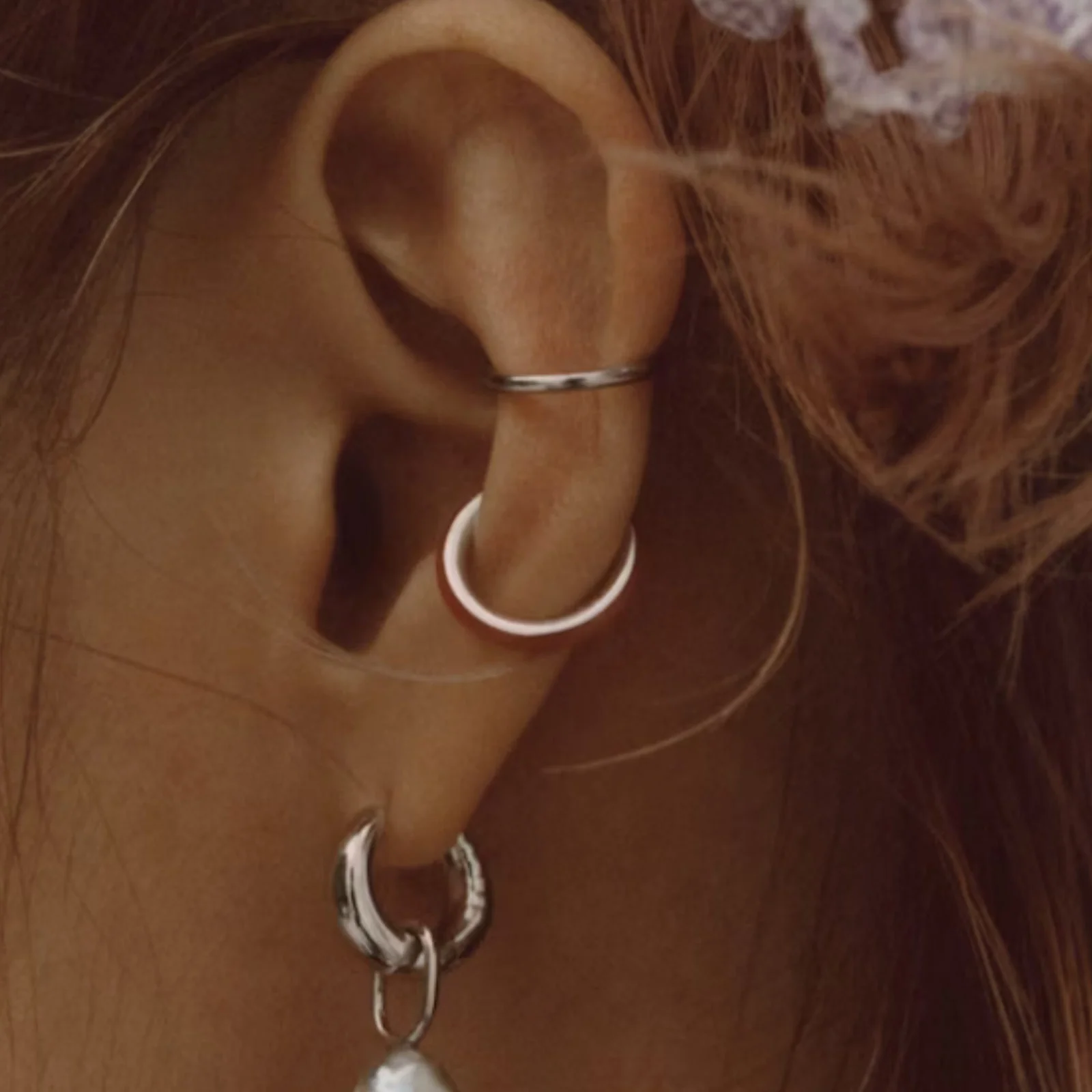 Twin Mini Ear Cuff silber - Image 2