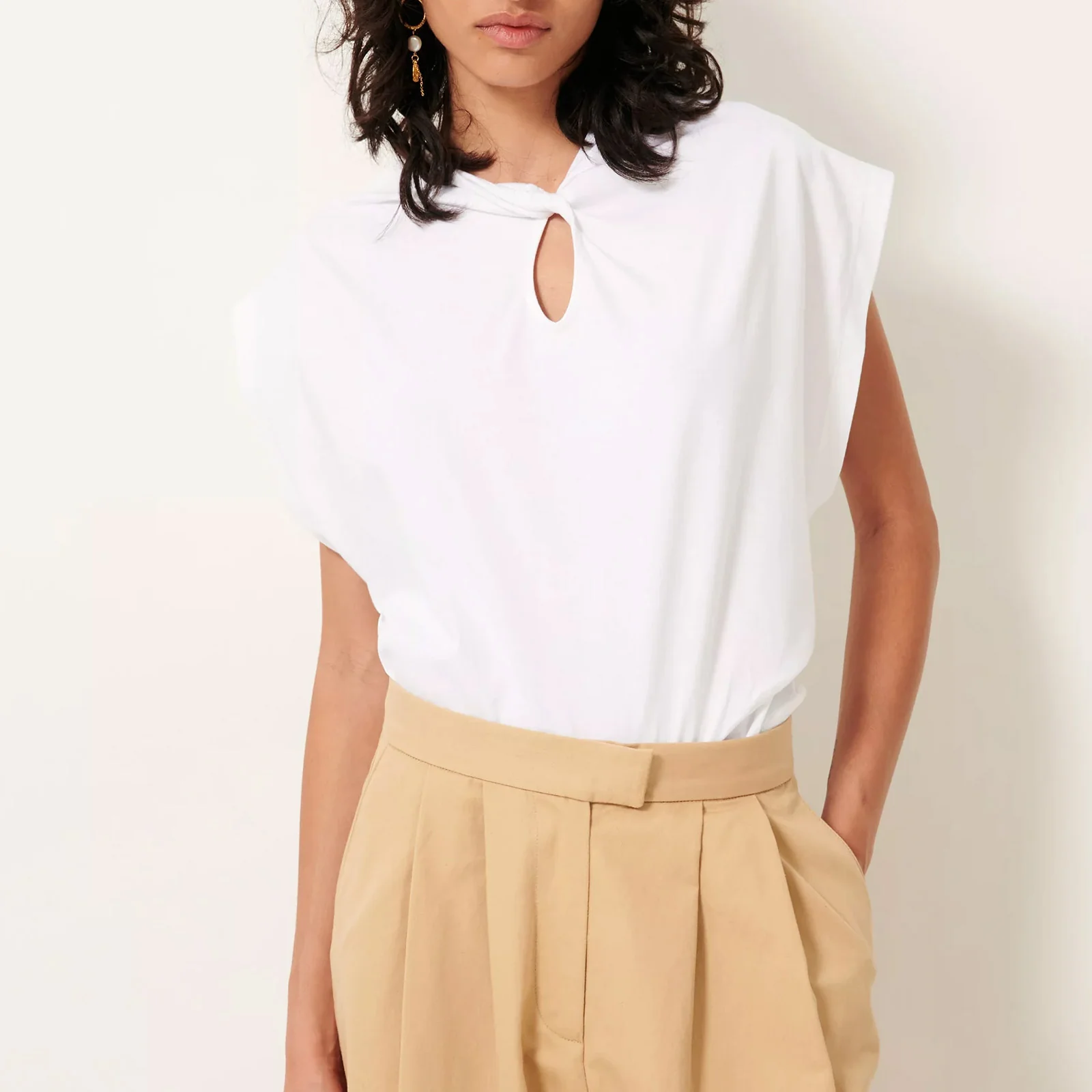 Twist & Shout Top optical white