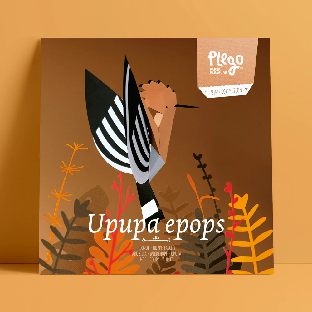 Upupa Epops Paper Figure Kit