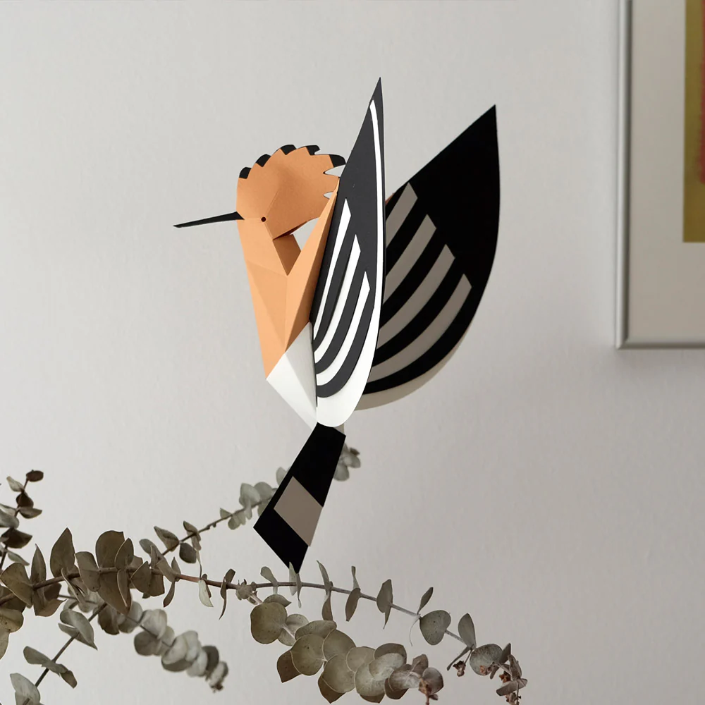 Upupa Epops Paper Figure Kit - Image 3