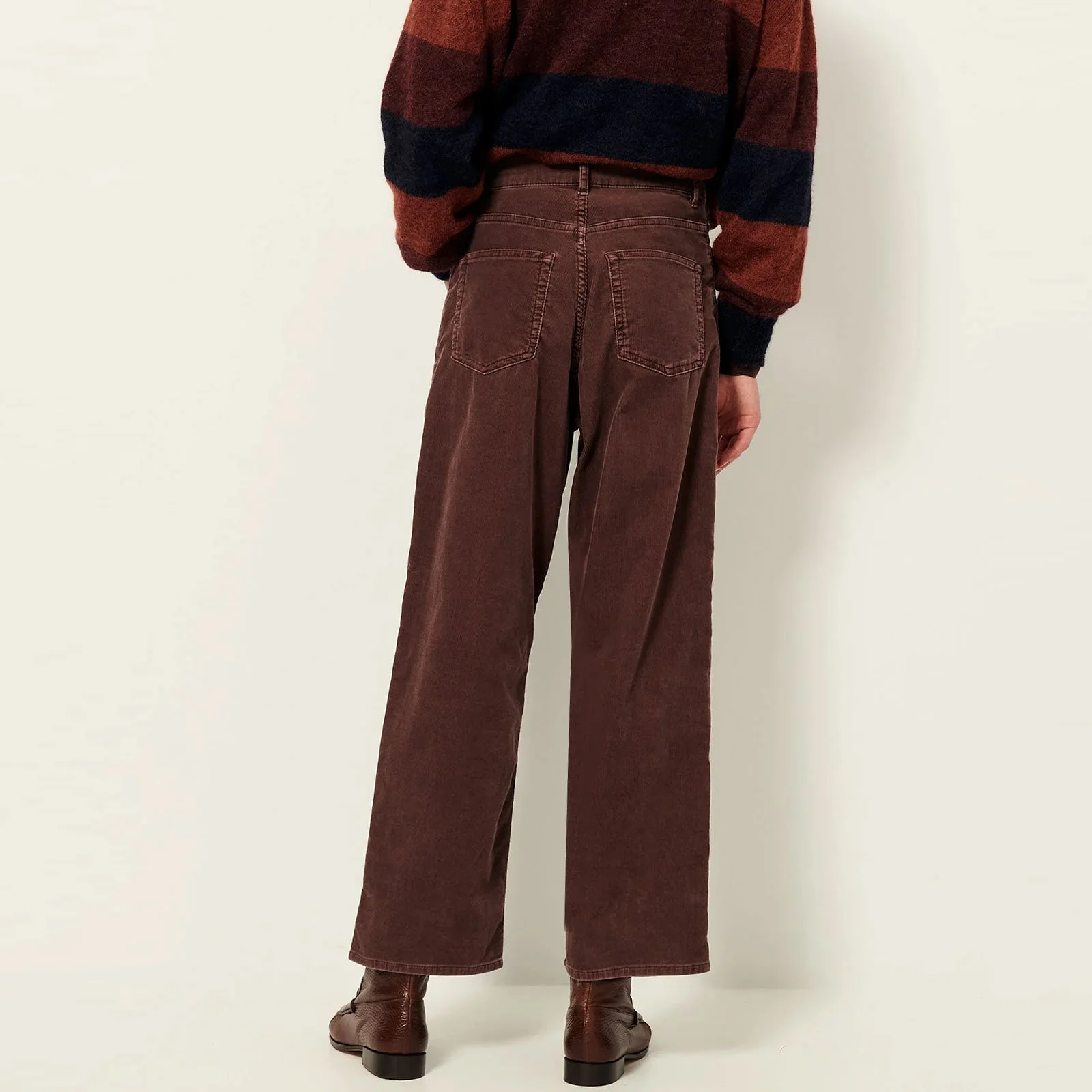 Velvet Cruise Cord Trousers coffea - Image 5